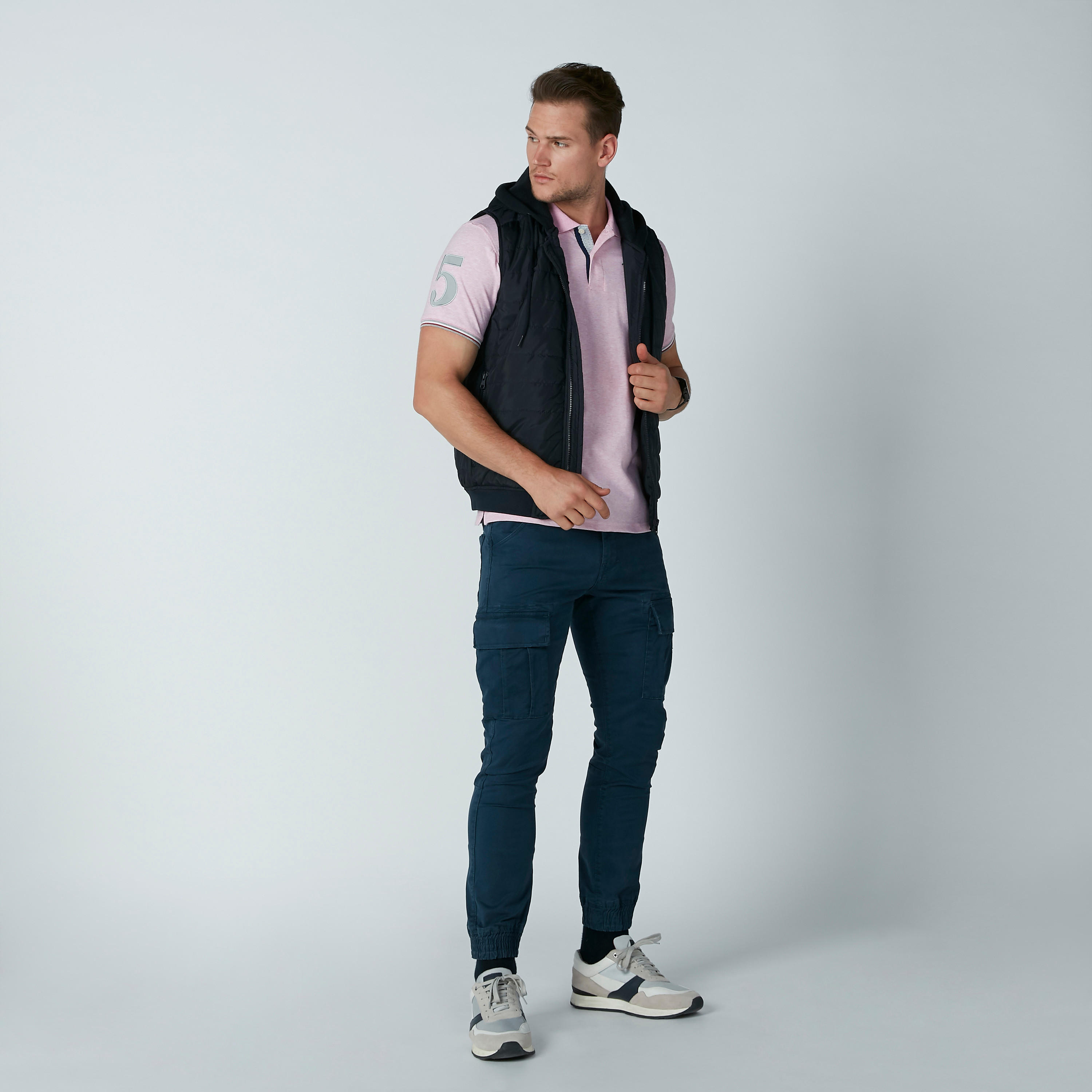 بنطال كارجو طويل بجيوب من لي كوبر-men-clothing-bottoms-trousersandchinos-trousers-image-2