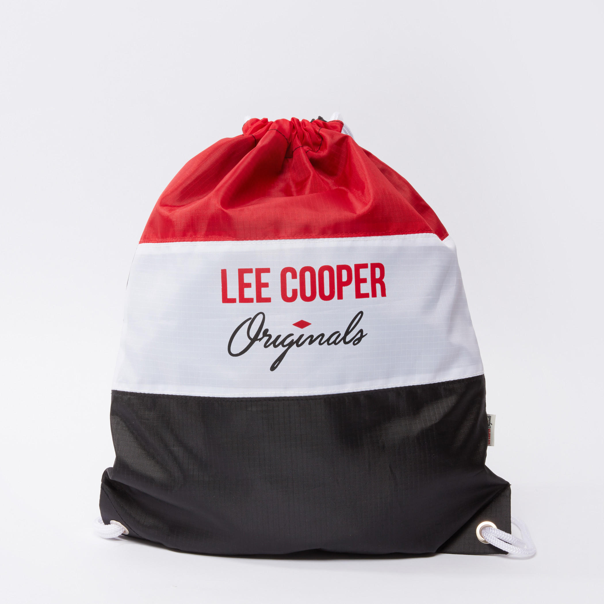 Lee Cooper Printed Backpack with Drawstring Closure-men-bags-image-1