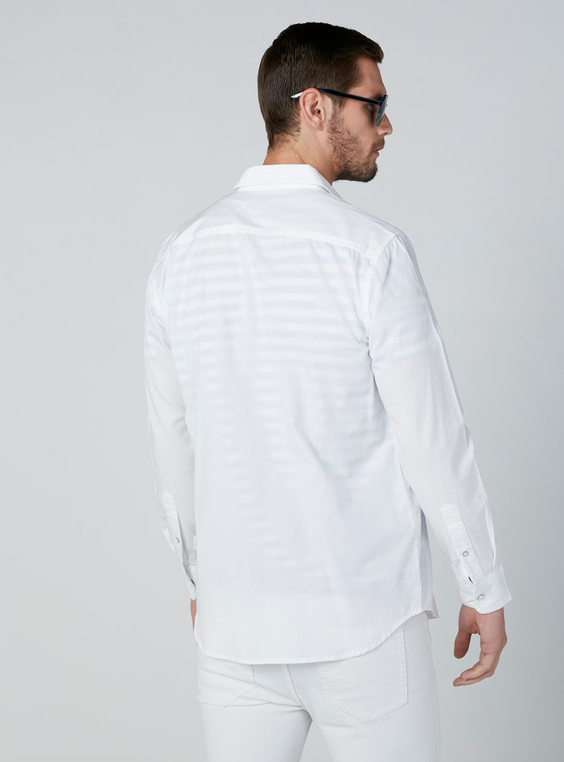 قميص بأكمام طويلة وجيوب من لي كوبر-men-clothing-shirts-image-2