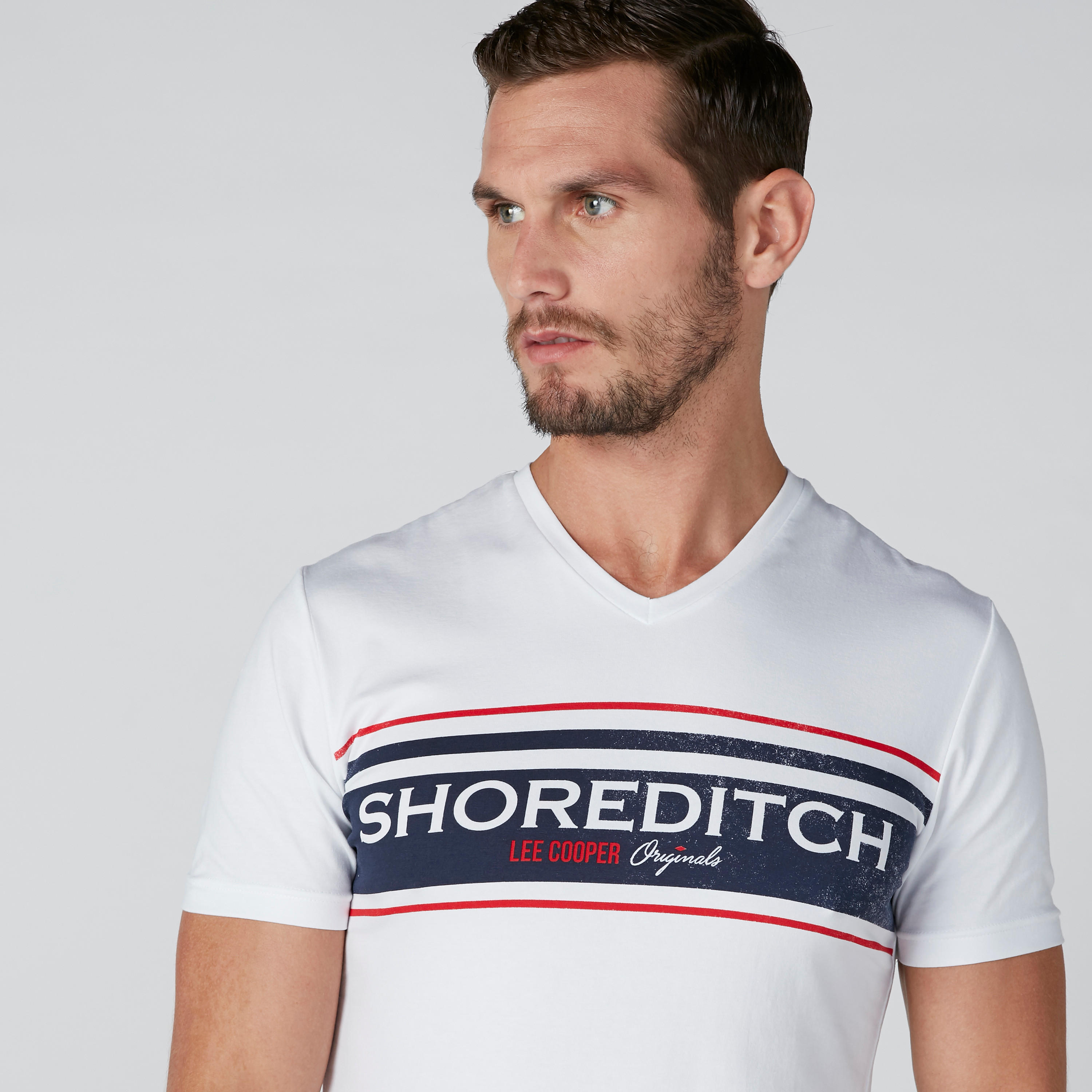 Lee Cooper Printed T-Shirt with V-Neck-men-clothing-tshirtsandpolos-tshirts-image-4