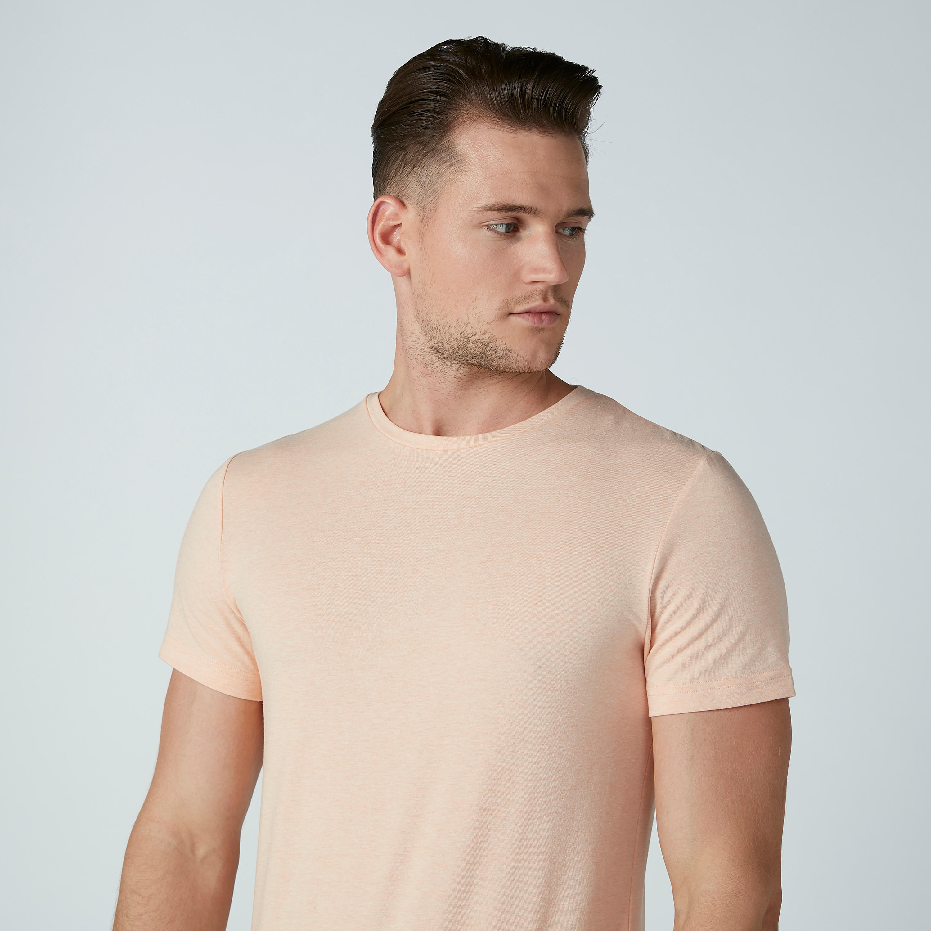 Lee Cooper Solid T-shirt with Short Sleeves-men-clothing-tshirtsandpolos-tshirts-image-2
