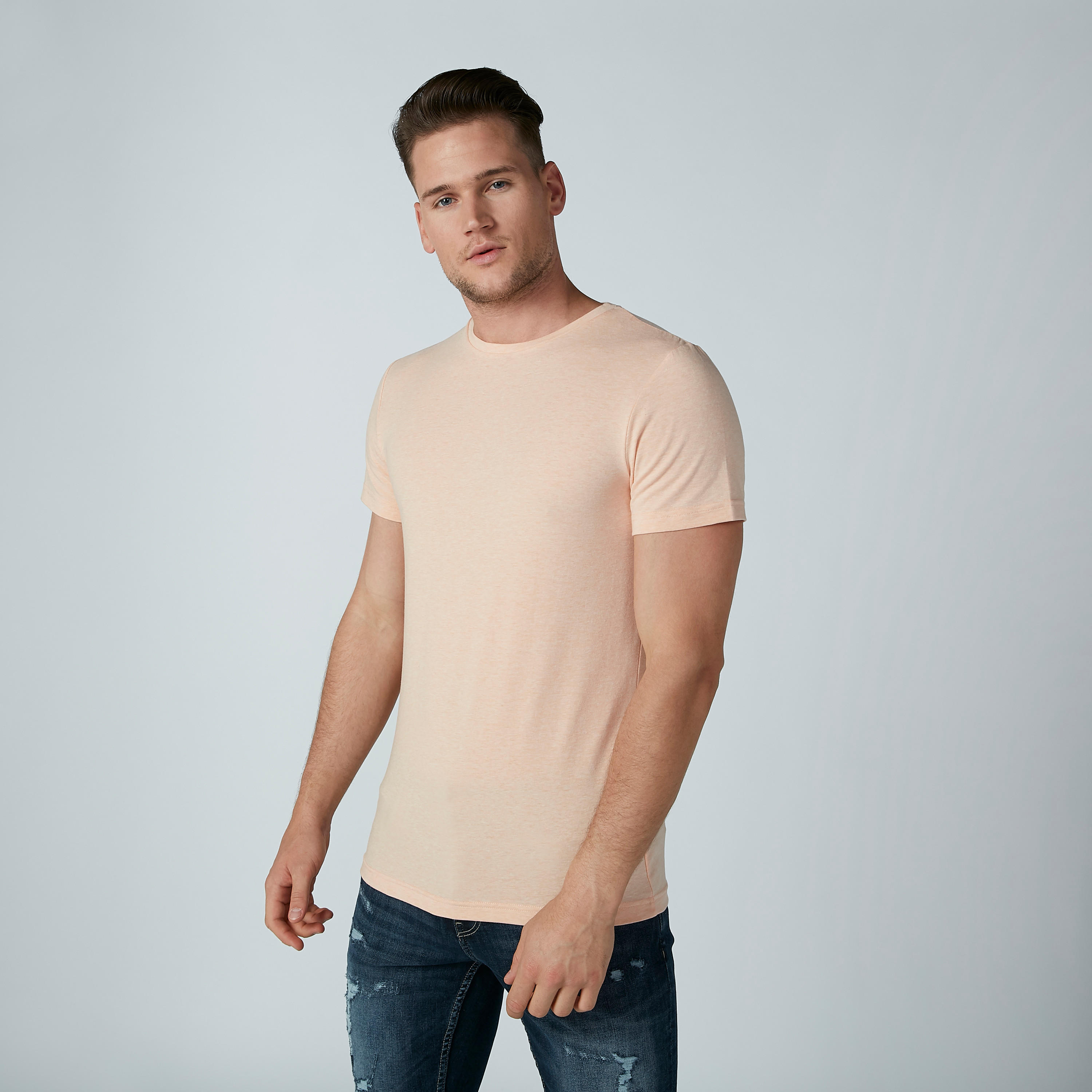 Lee Cooper Solid T-shirt with Short Sleeves-men-clothing-tshirtsandpolos-tshirts-image-3