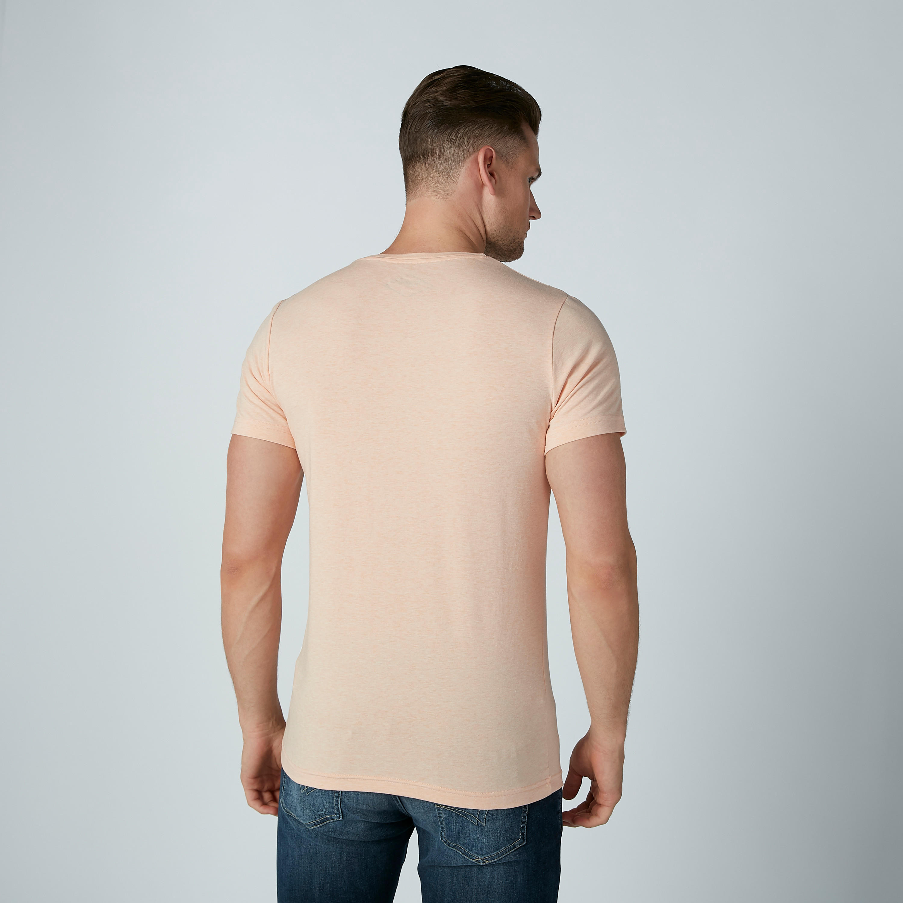 Lee Cooper Solid T-shirt with Short Sleeves-men-clothing-tshirtsandpolos-tshirts-image-4