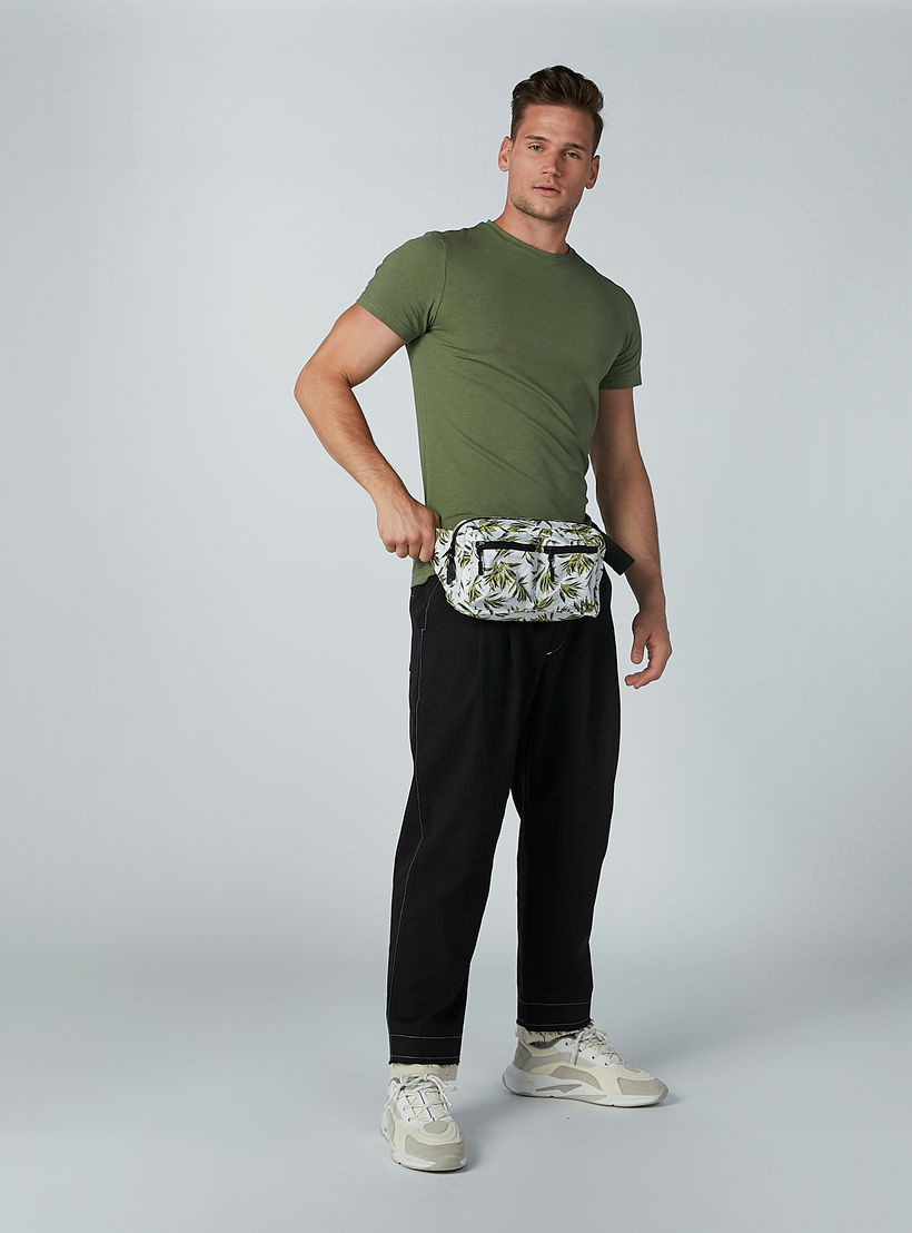 Lee Cooper Plain T-shirt with Round Neck and Short Sleeves-men-clothing-tshirtsandpolos-tshirts-image-2