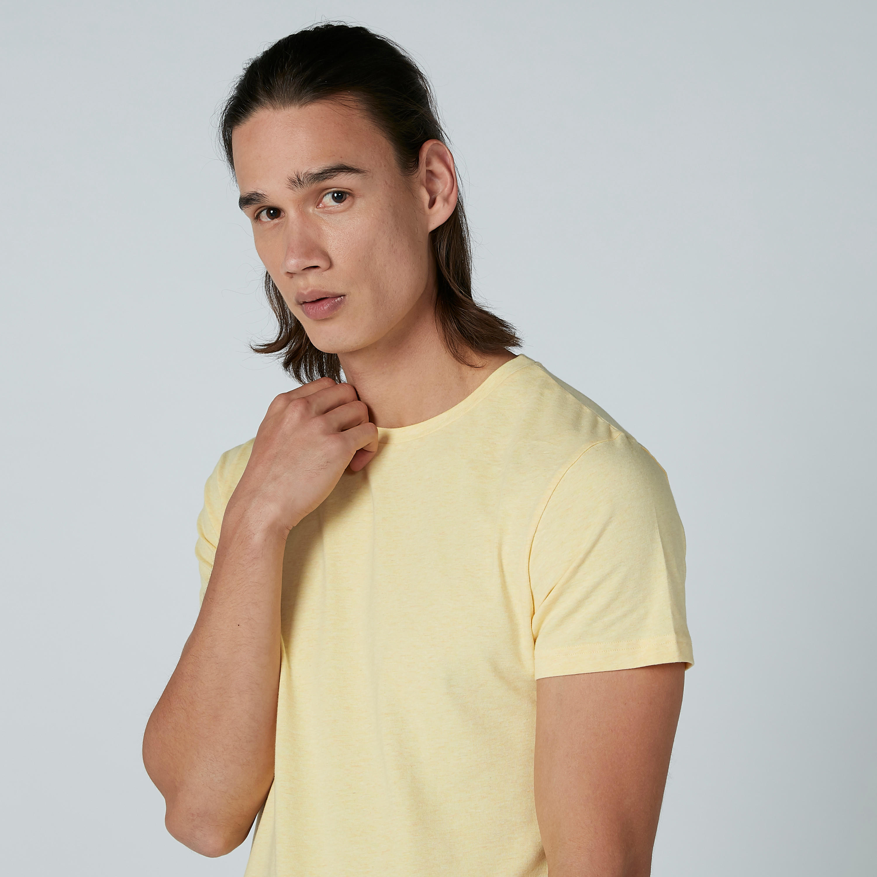 Lee Cooper Solid T-Shirt with Short Sleeves and Round Neck-men-clothing-tshirtsandpolos-tshirts-image-1