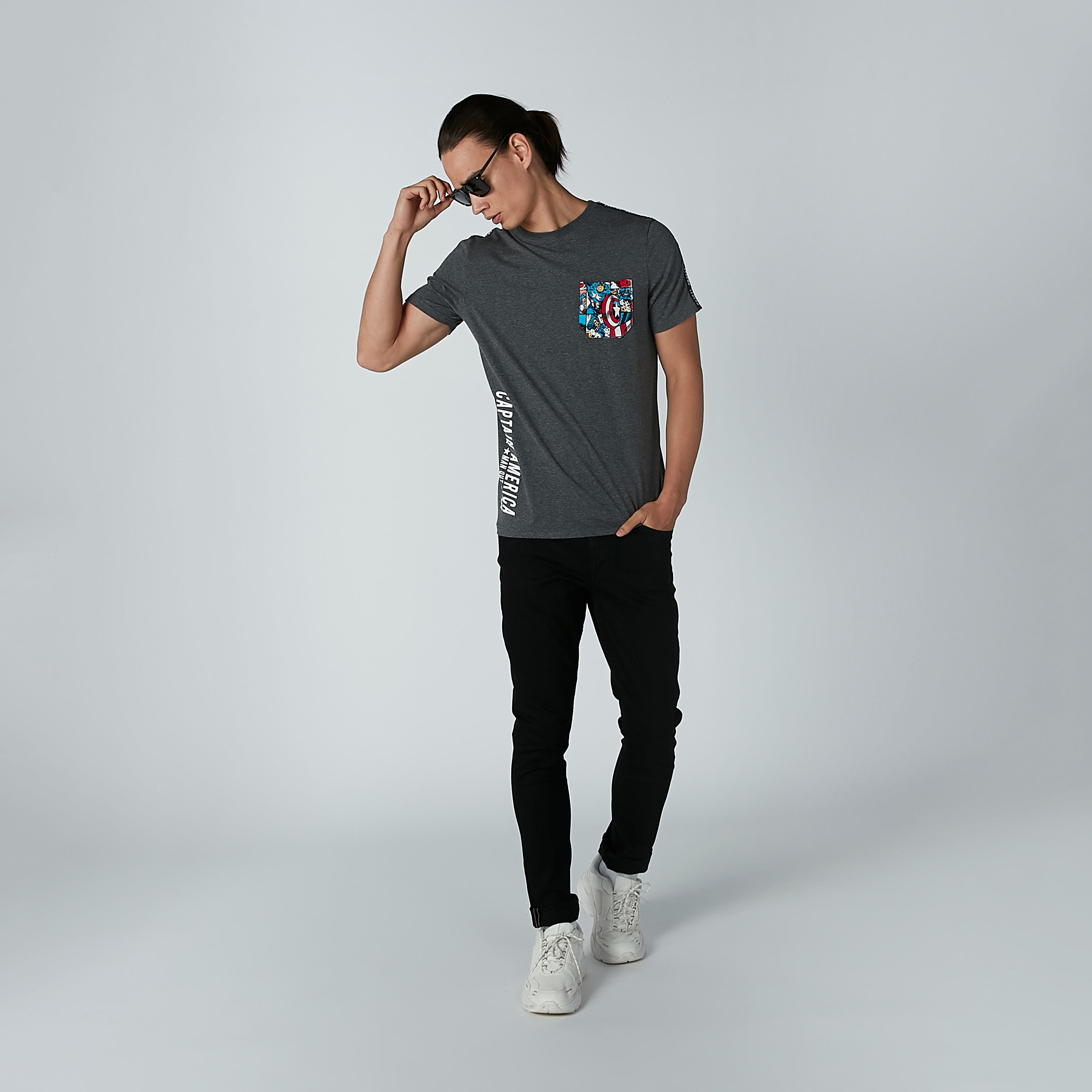 بنطال جينز طويل بجيوب وحلقات للحزام من لي كوبر-men-clothing-bottoms-jeans-image-1