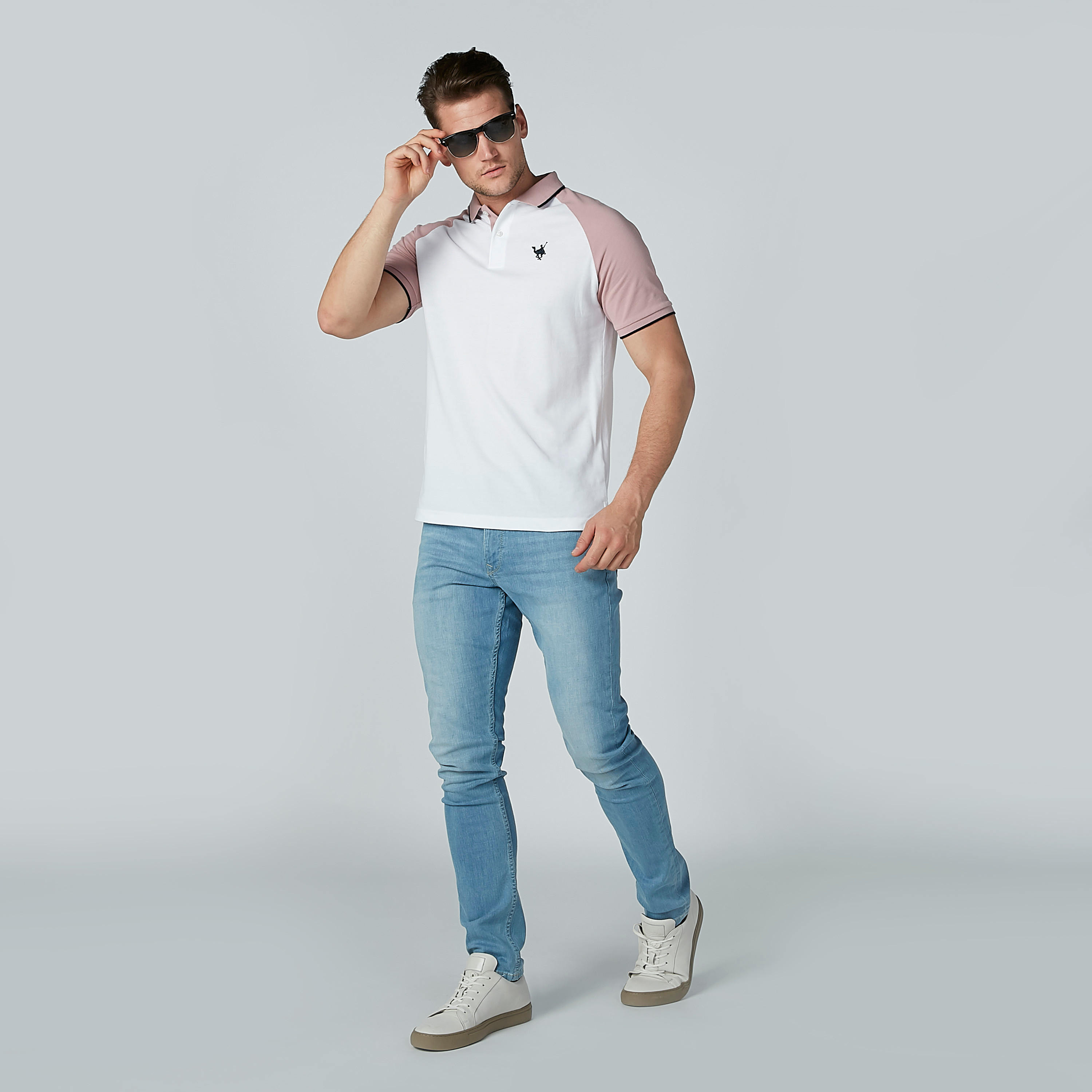 بنطال جيز طويل بجيوب وحلقات للحزام من لي كوبر-men-clothing-bottoms-jeans-image-2