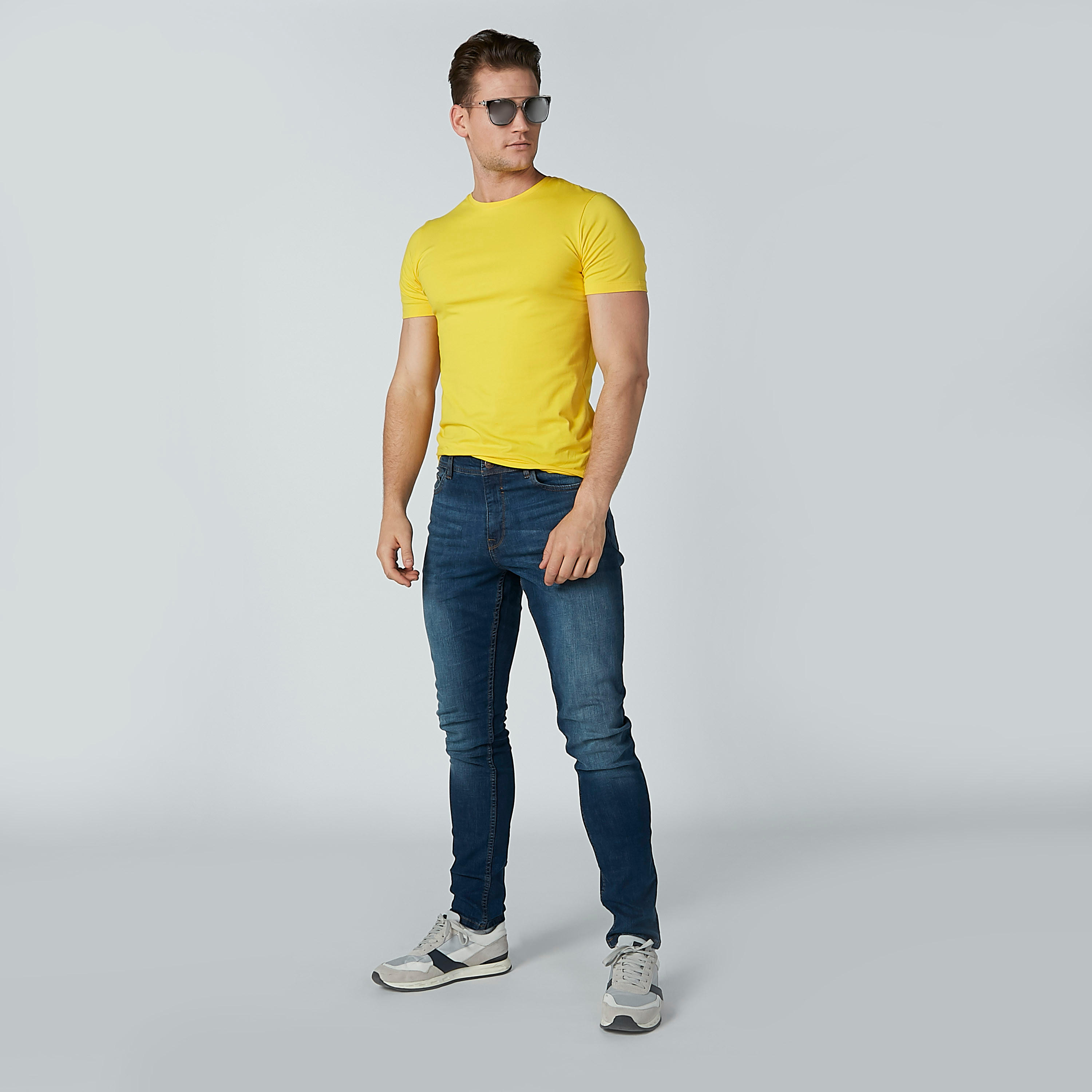بنطال جينز بجيوب من لي كوبر-men-clothing-bottoms-jeans-image-3