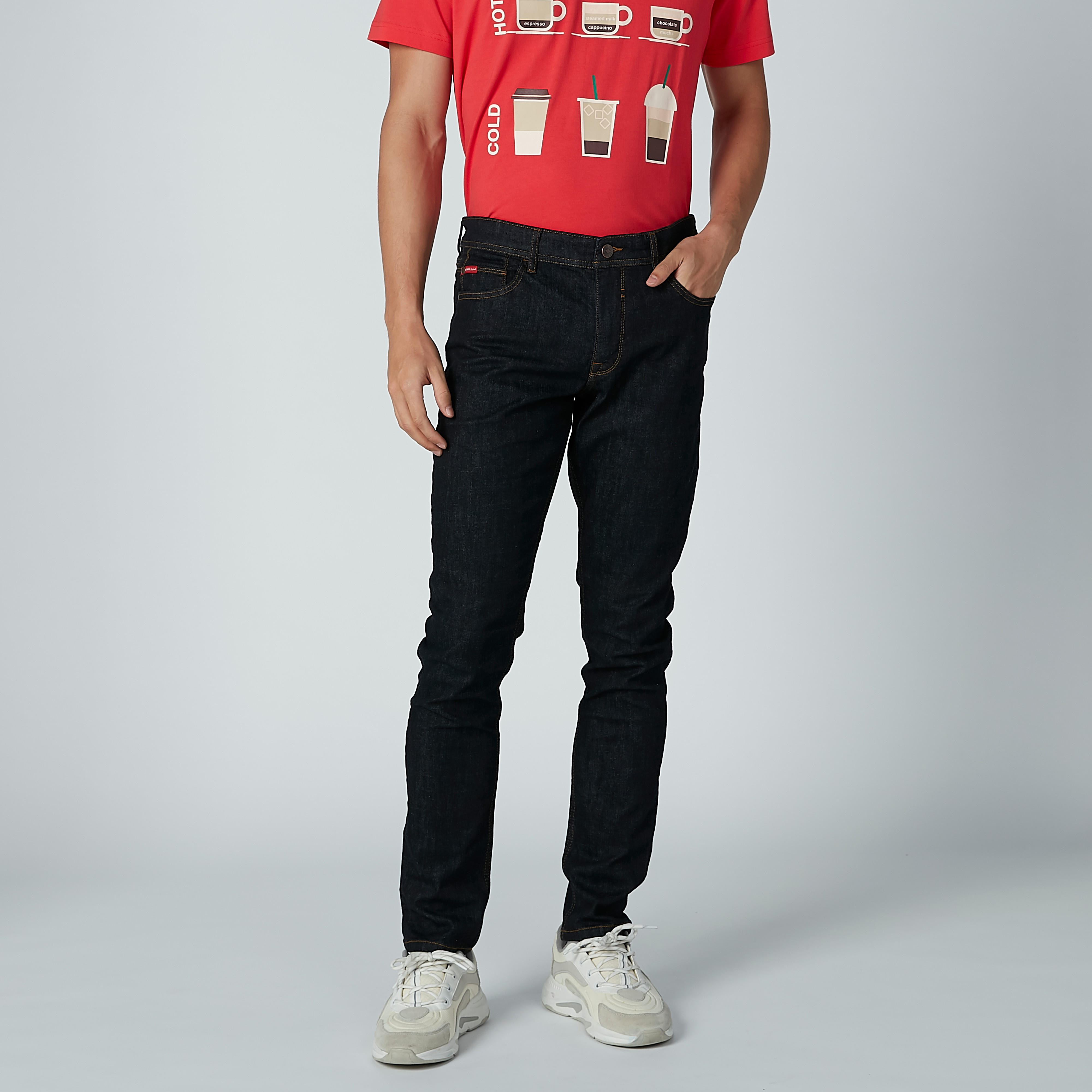 بنطال جينز بقصّة سكيني وجيوب من لي كوبر-men-clothing-bottoms-jeans-image-3