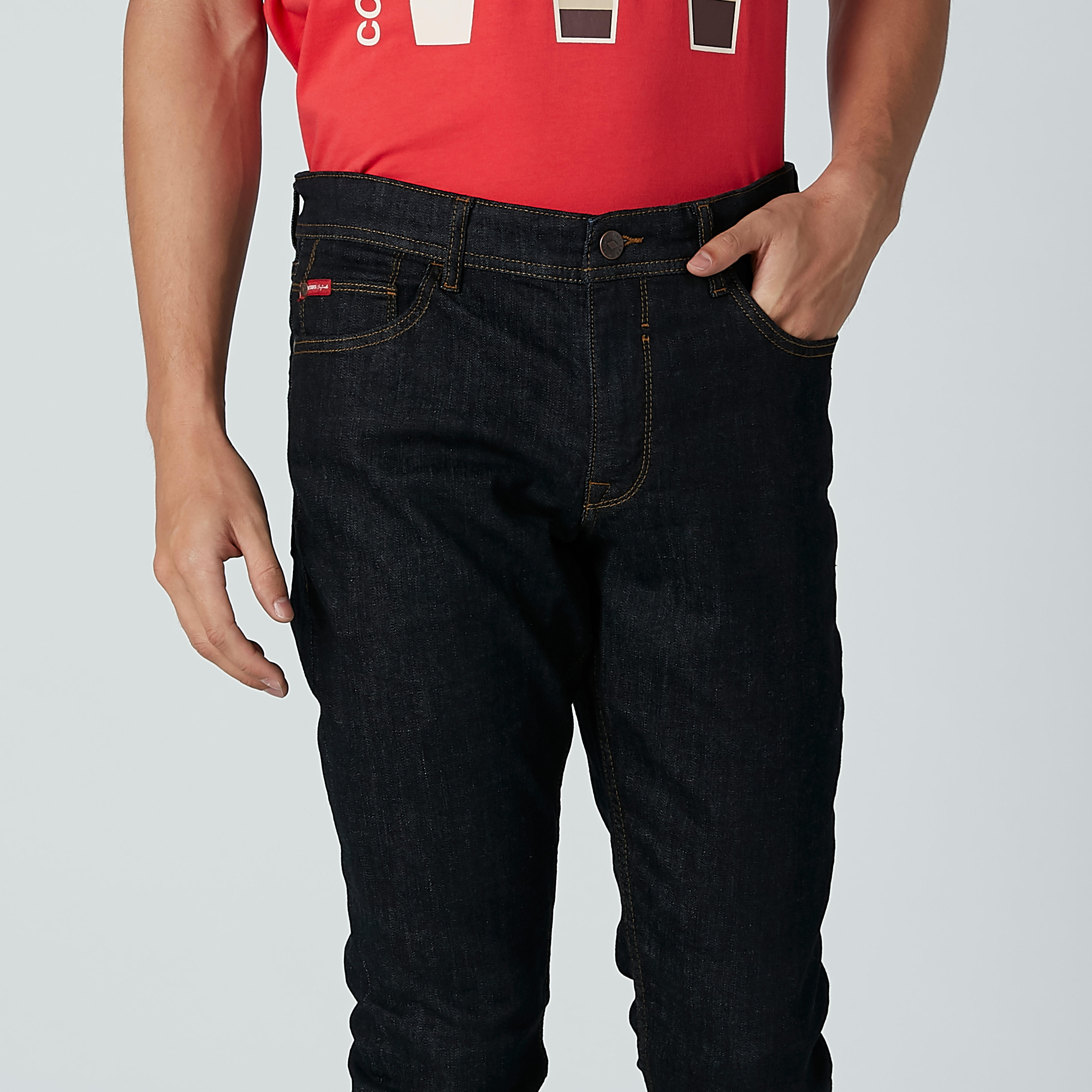 بنطال جينز بقصّة سكيني وجيوب من لي كوبر-men-clothing-bottoms-jeans-image-5