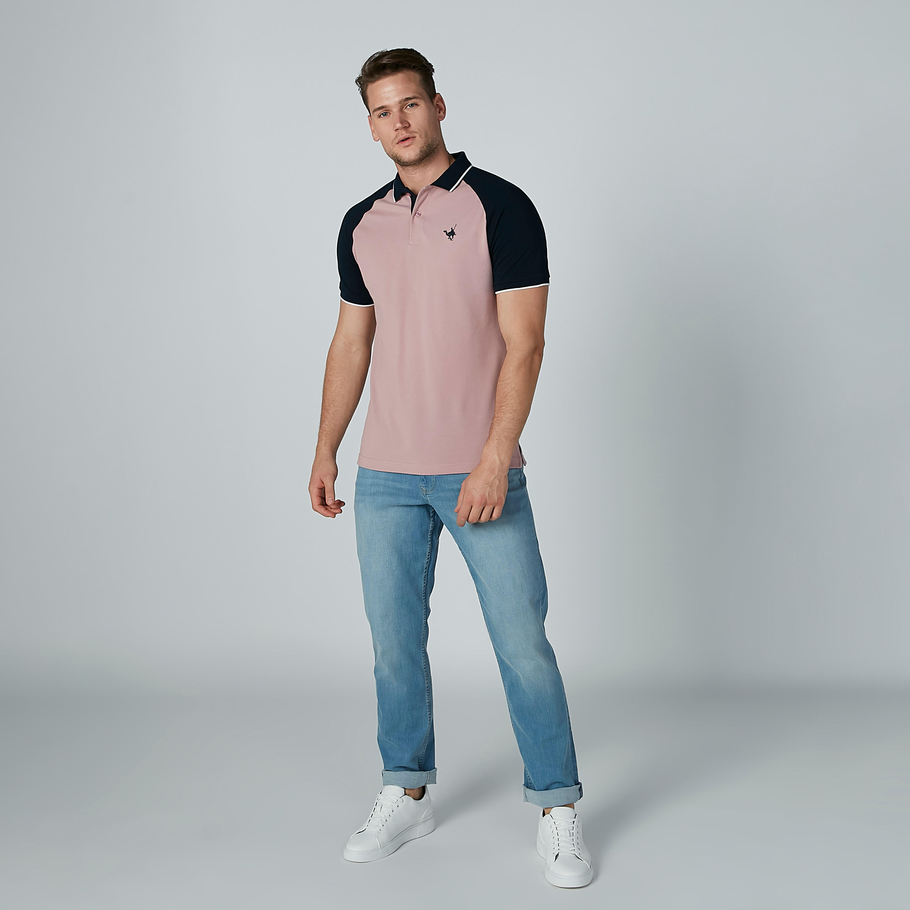بنطال جينز سادة بجيوب من لي كوبر-men-clothing-bottoms-jeans-image-2