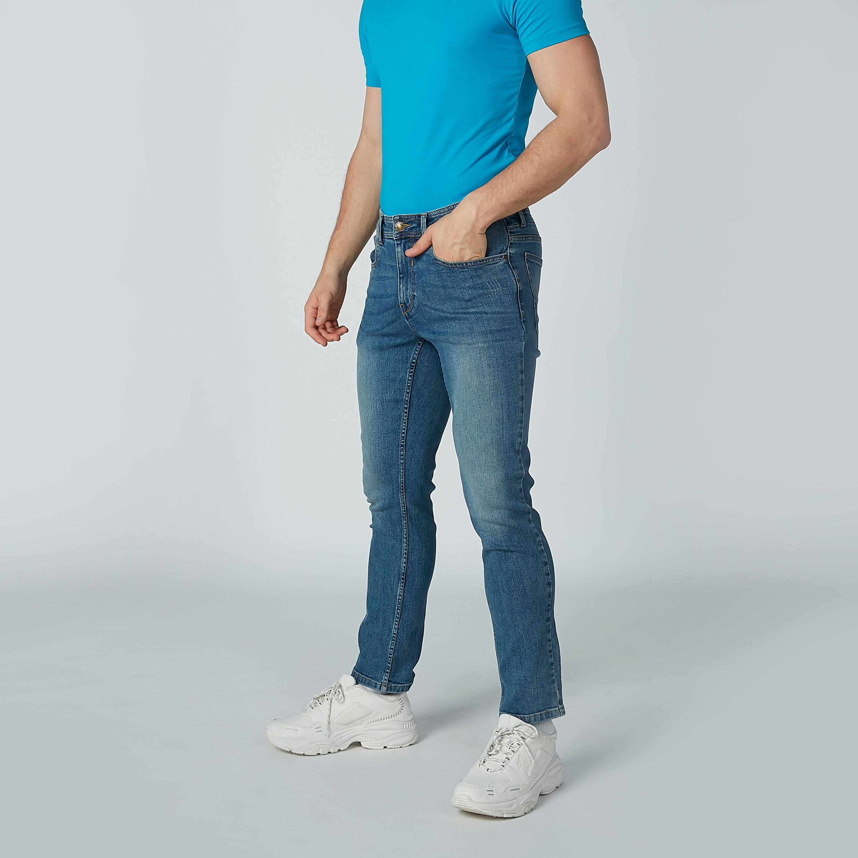 بنطال جينز طويل بجيوب من لي كوبر-men-clothing-bottoms-jeans-image-4
