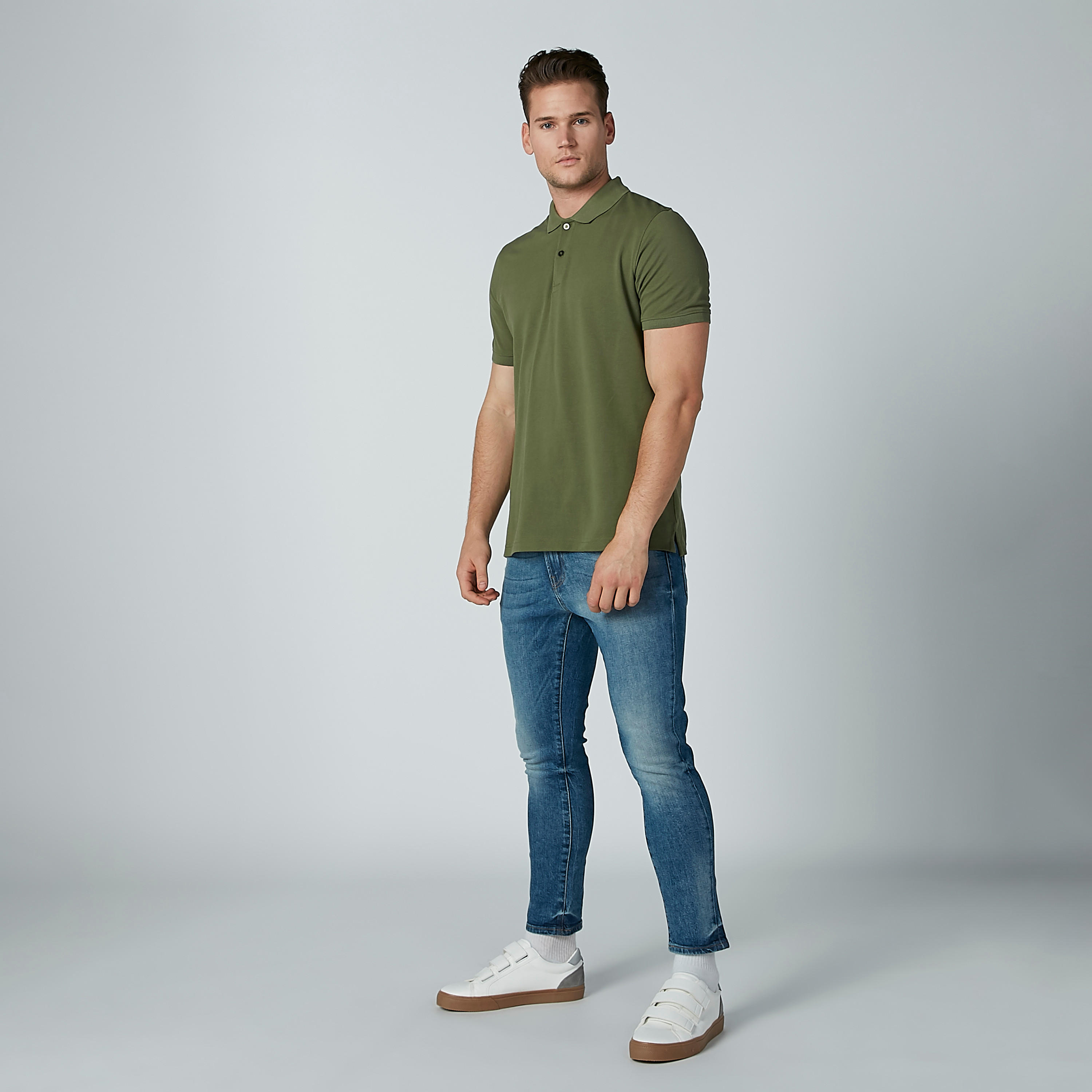 بنطال جينز بجيوب من لي كوبر-men-clothing-bottoms-jeans-image-3