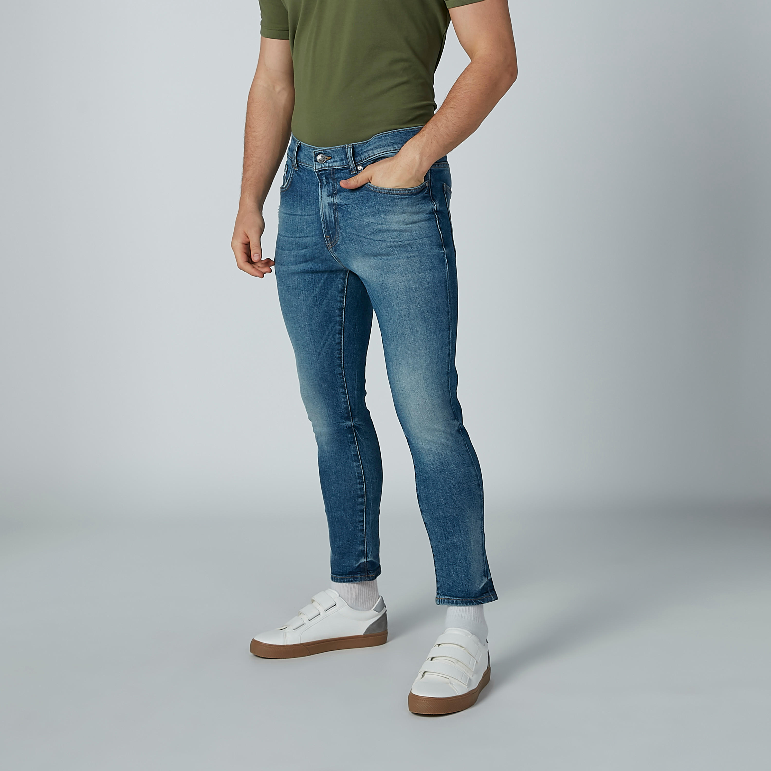 بنطال جينز بجيوب من لي كوبر-men-clothing-bottoms-jeans-image-2