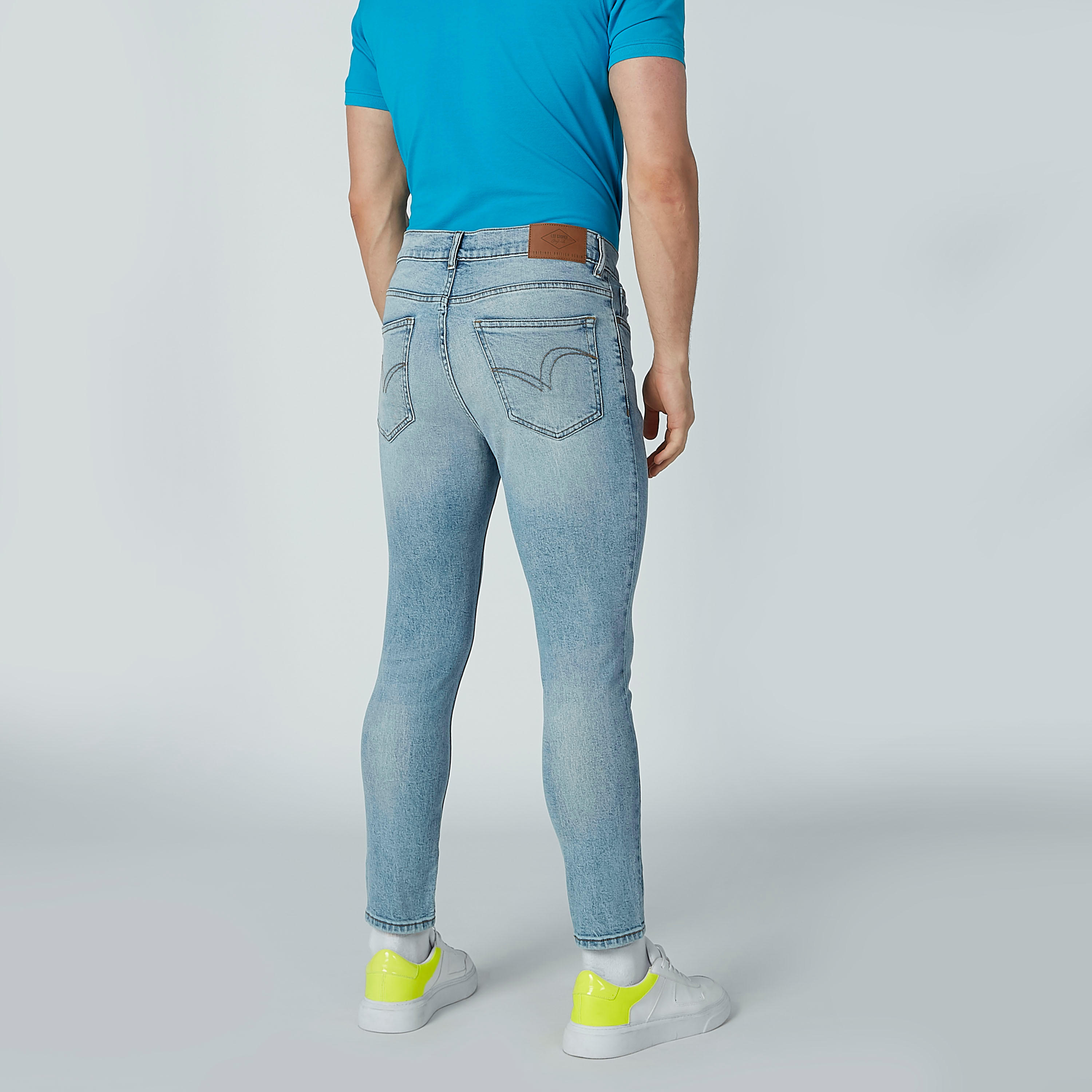 بنطال جينز بسحّاب إغلاق وجيوب من آيكونيك-men-clothing-bottoms-jeans-image-4