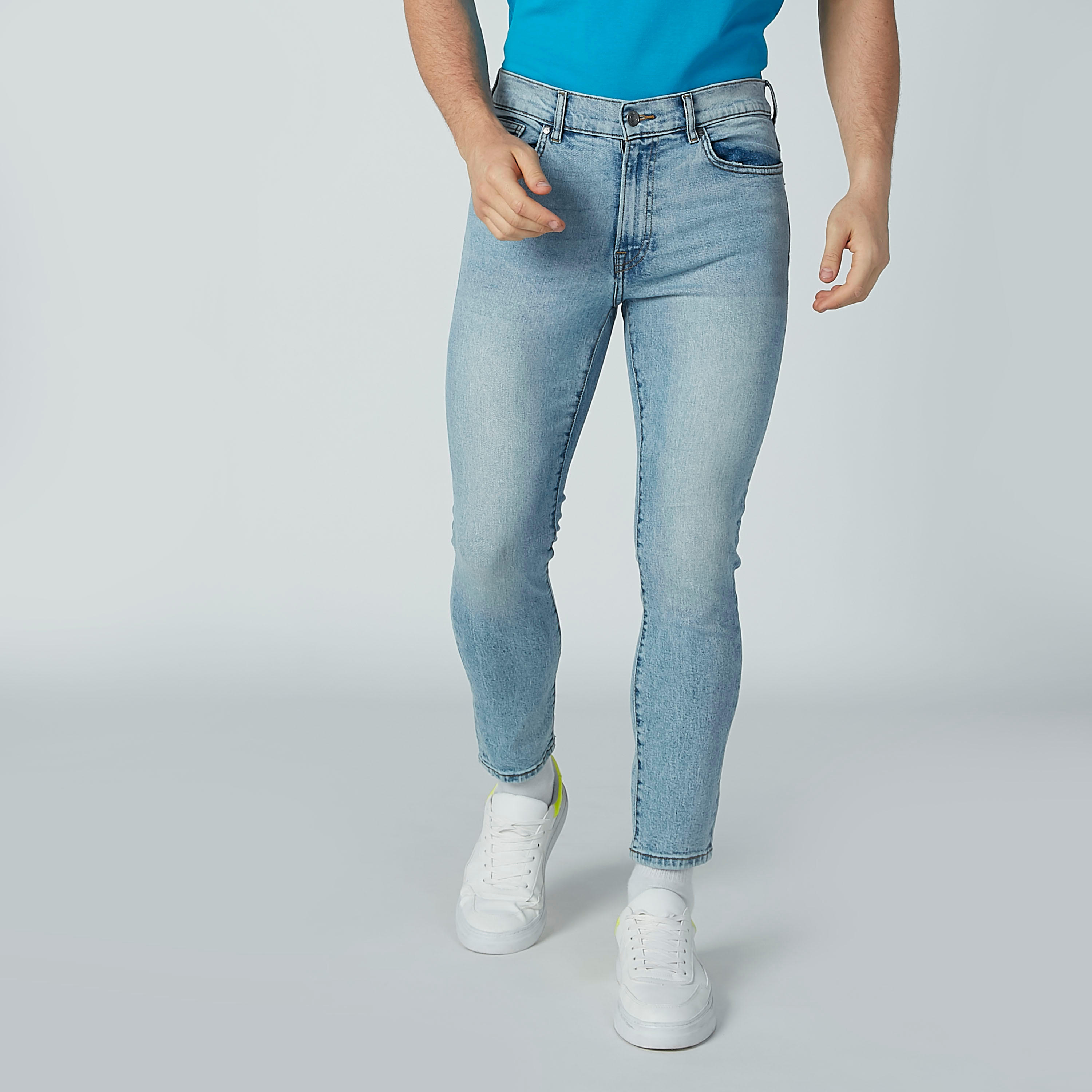 بنطال جينز بسحّاب إغلاق وجيوب من آيكونيك-men-clothing-bottoms-jeans-image-5