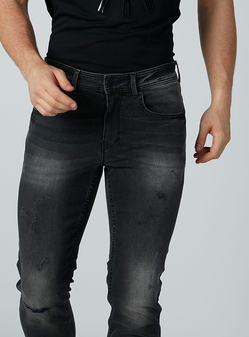 بنطال جينز ممزّق بجيوب من لي كوبر-men-clothing-bottoms-jeans-image-3