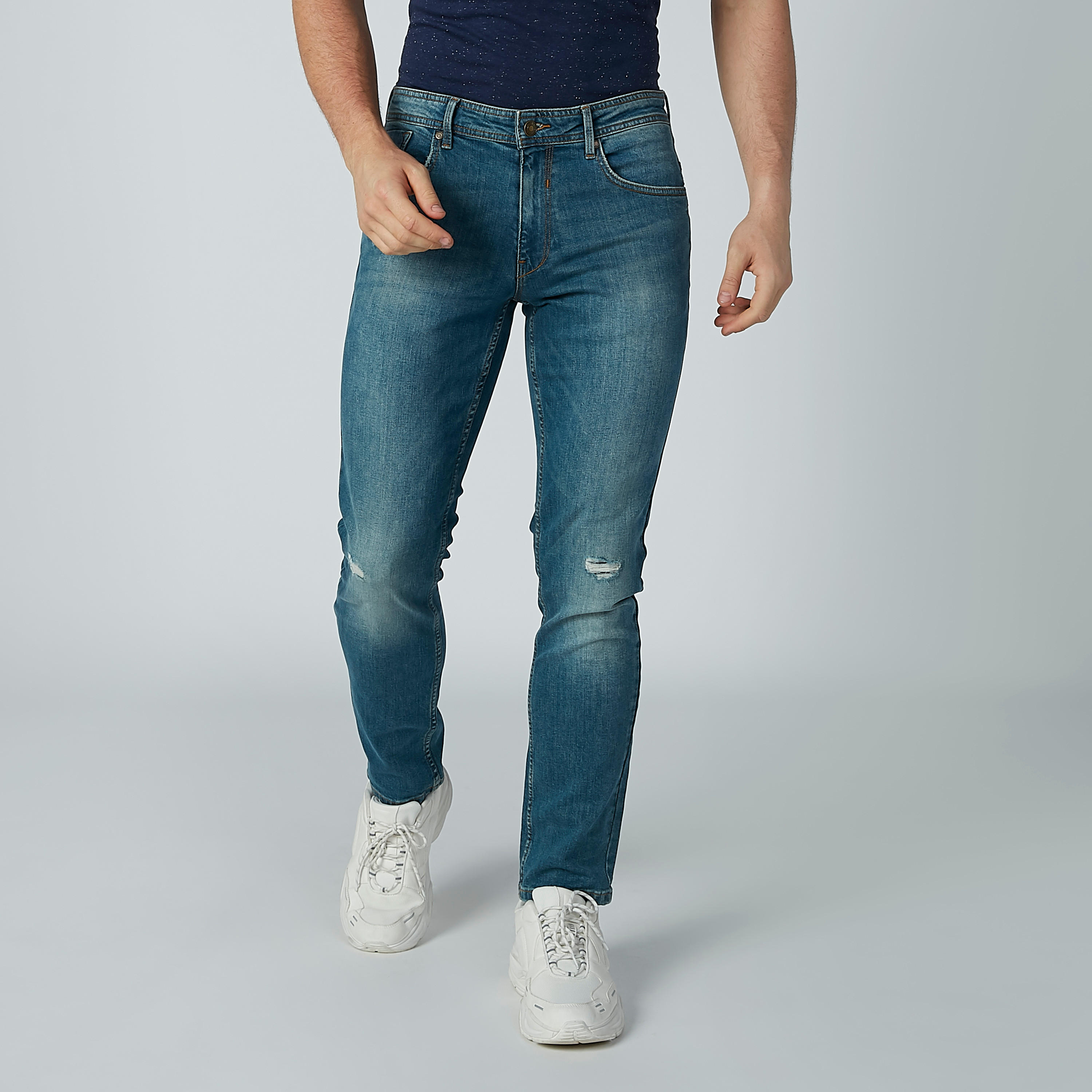 Lee Cooper Distressed Jeans with Pocket Detail-men-clothing-bottoms-jeans-image-1