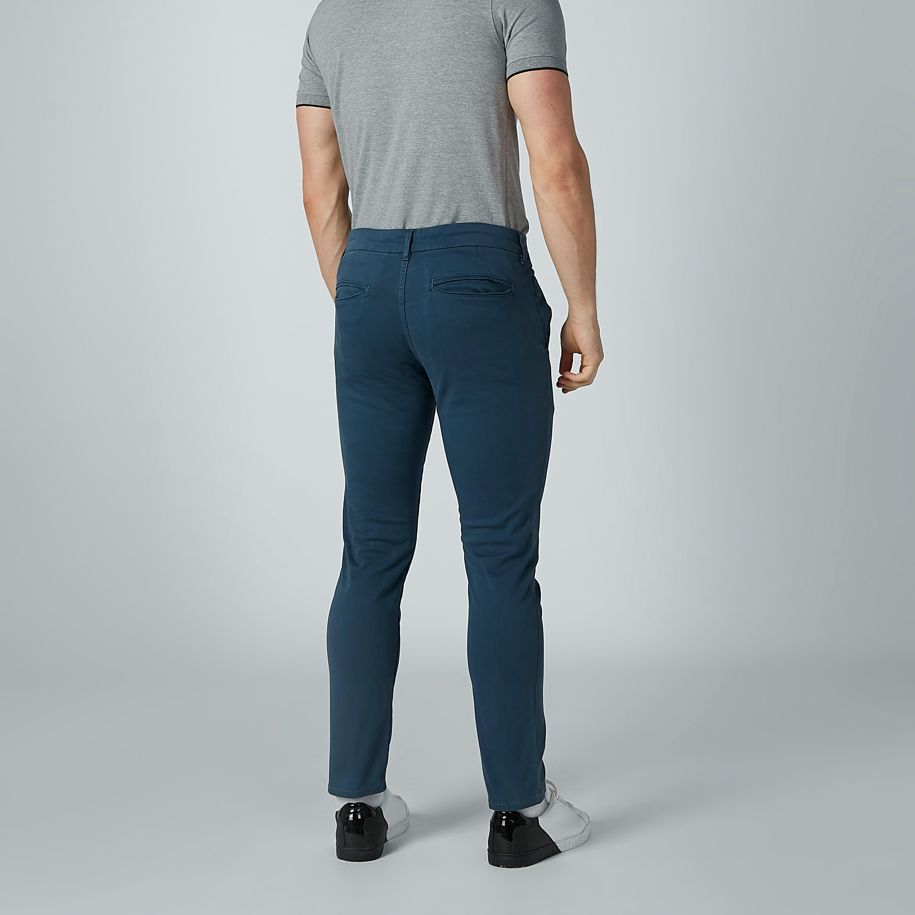 بنطال شينو سادة بجيوب من لي كوبر-men-clothing-bottoms-trousersandchinos-trousers-image-5