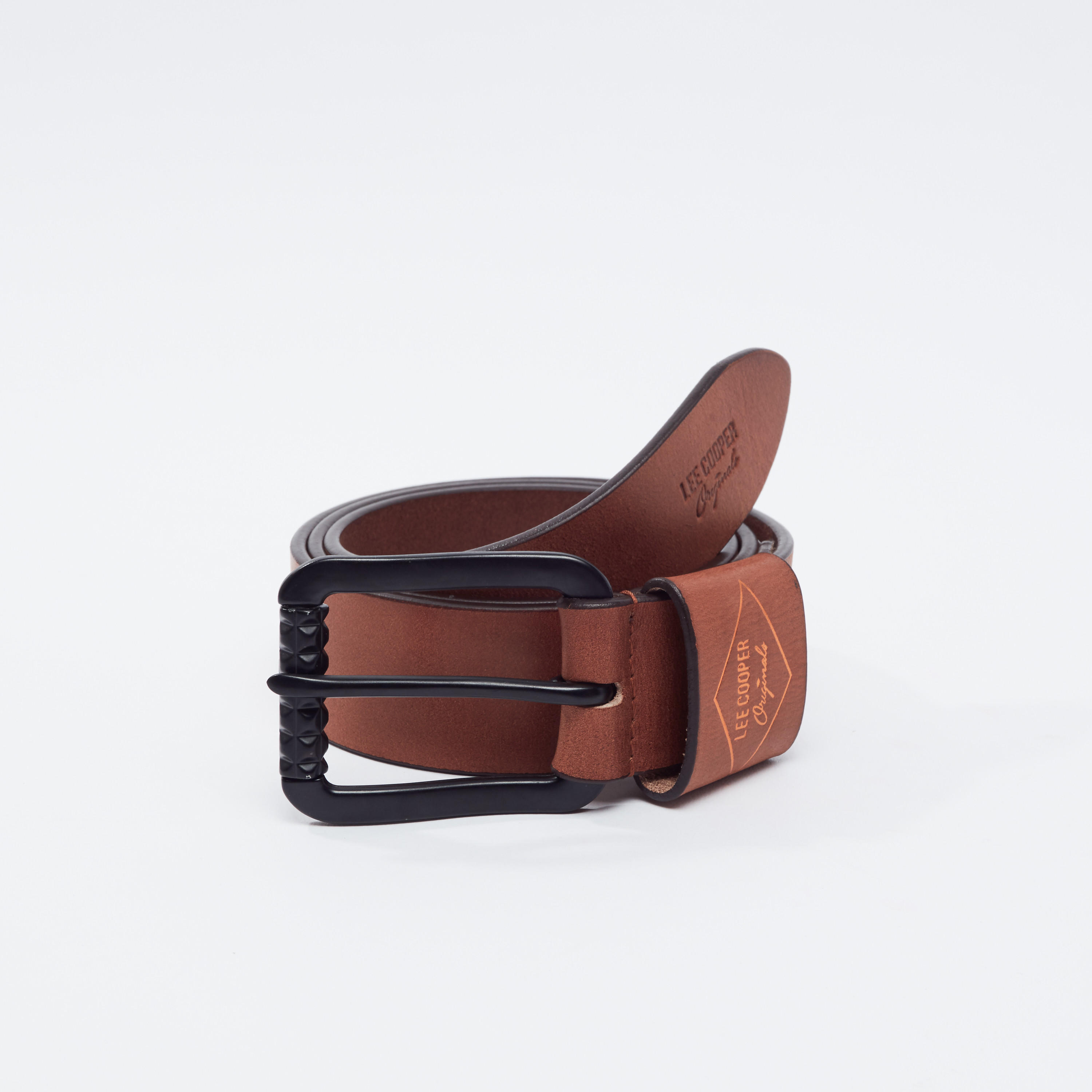 حزام سادة بإبزيم دبوس من لي كوبر-men-beltsandwallets-belts-image-1