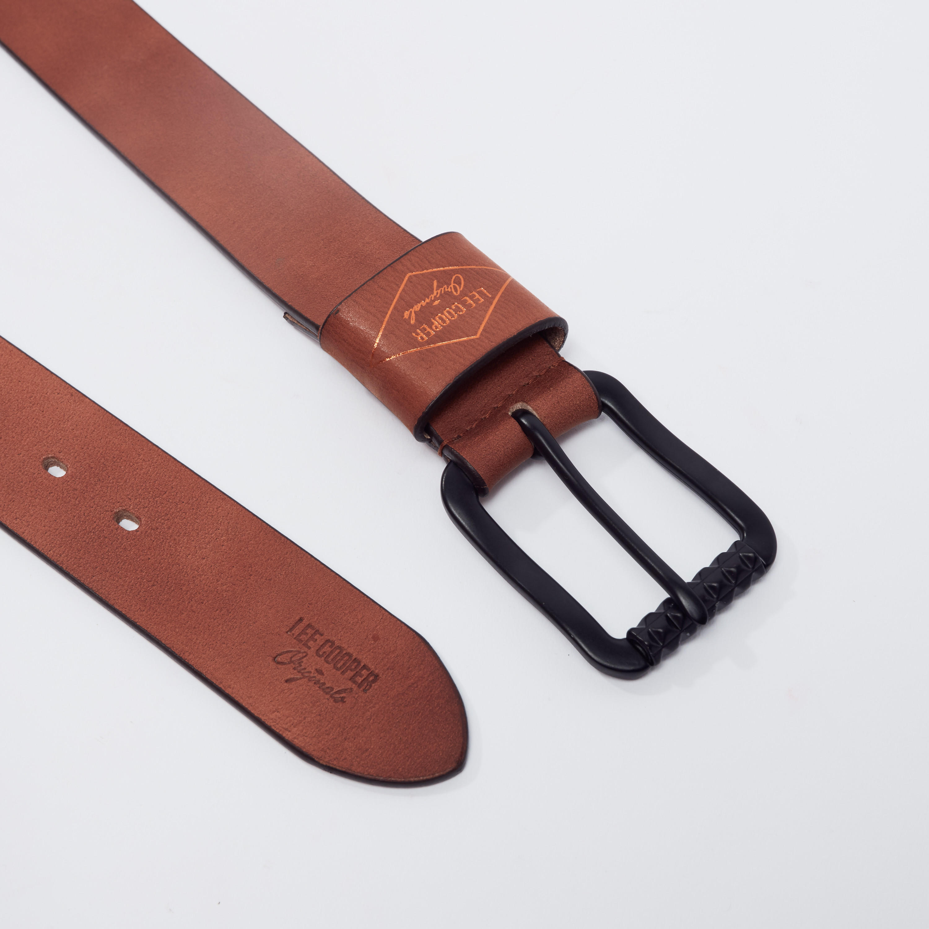حزام سادة بإبزيم دبوس من لي كوبر-men-beltsandwallets-belts-image-3