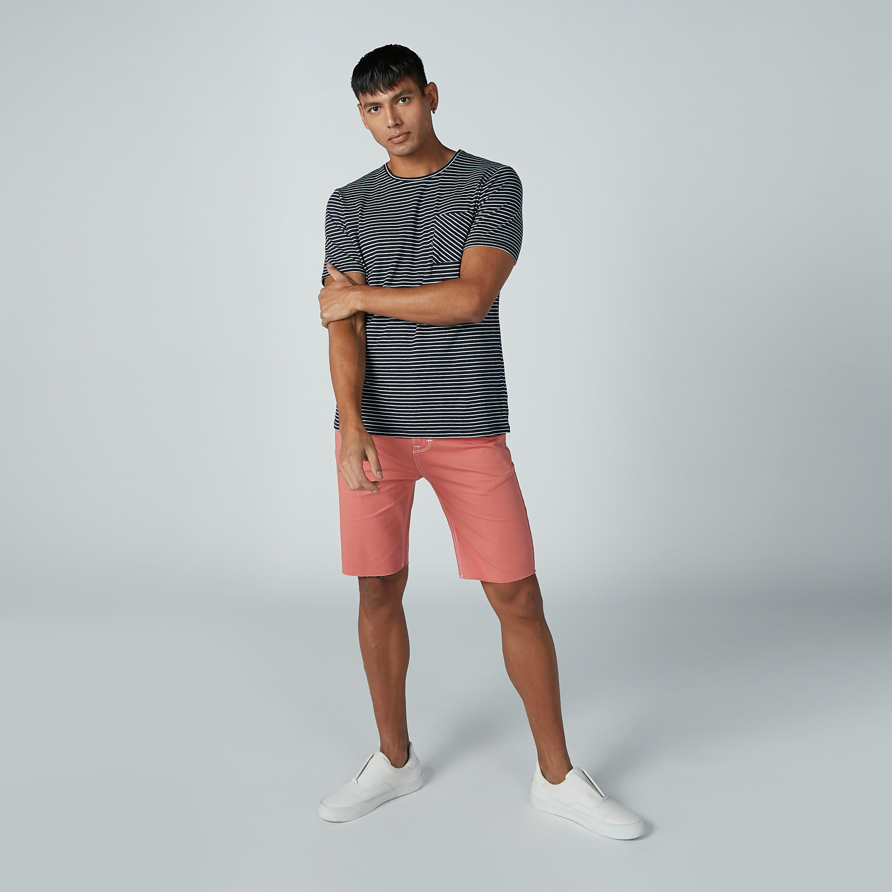 Lee Cooper Plain Shorts with Pocket Detail-men-clothing-bottoms-shorts-image-2