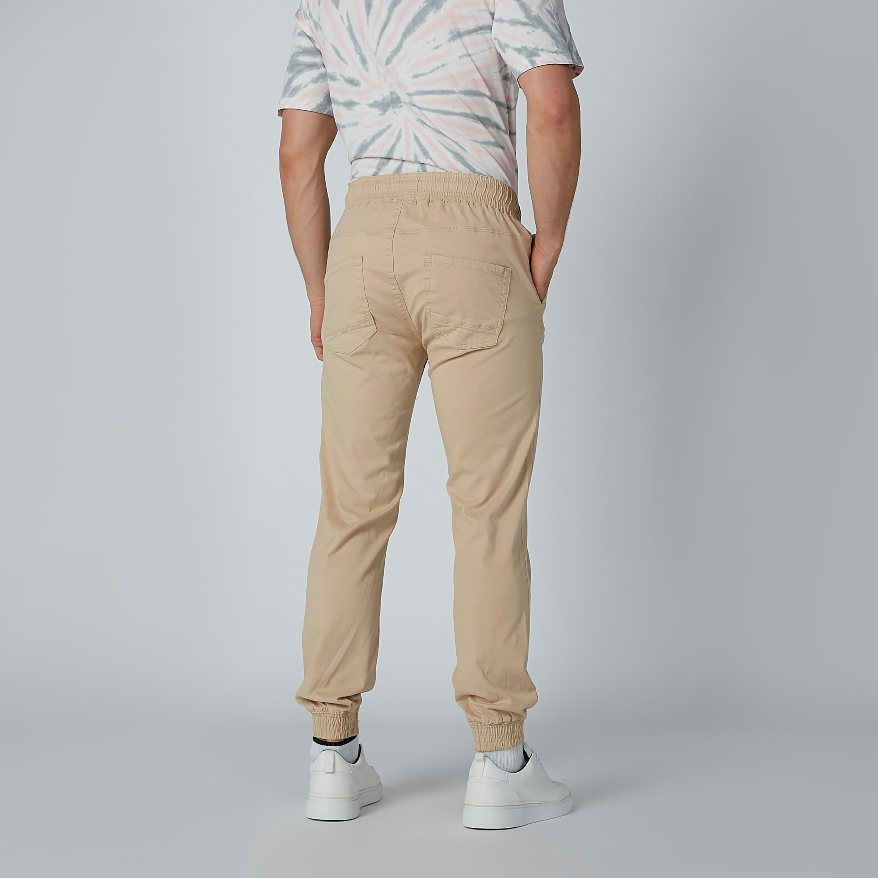 بنطال طويل بجيوب ورباط من لي كوبر-men-clothing-bottoms-trousersandchinos-trousers-image-4