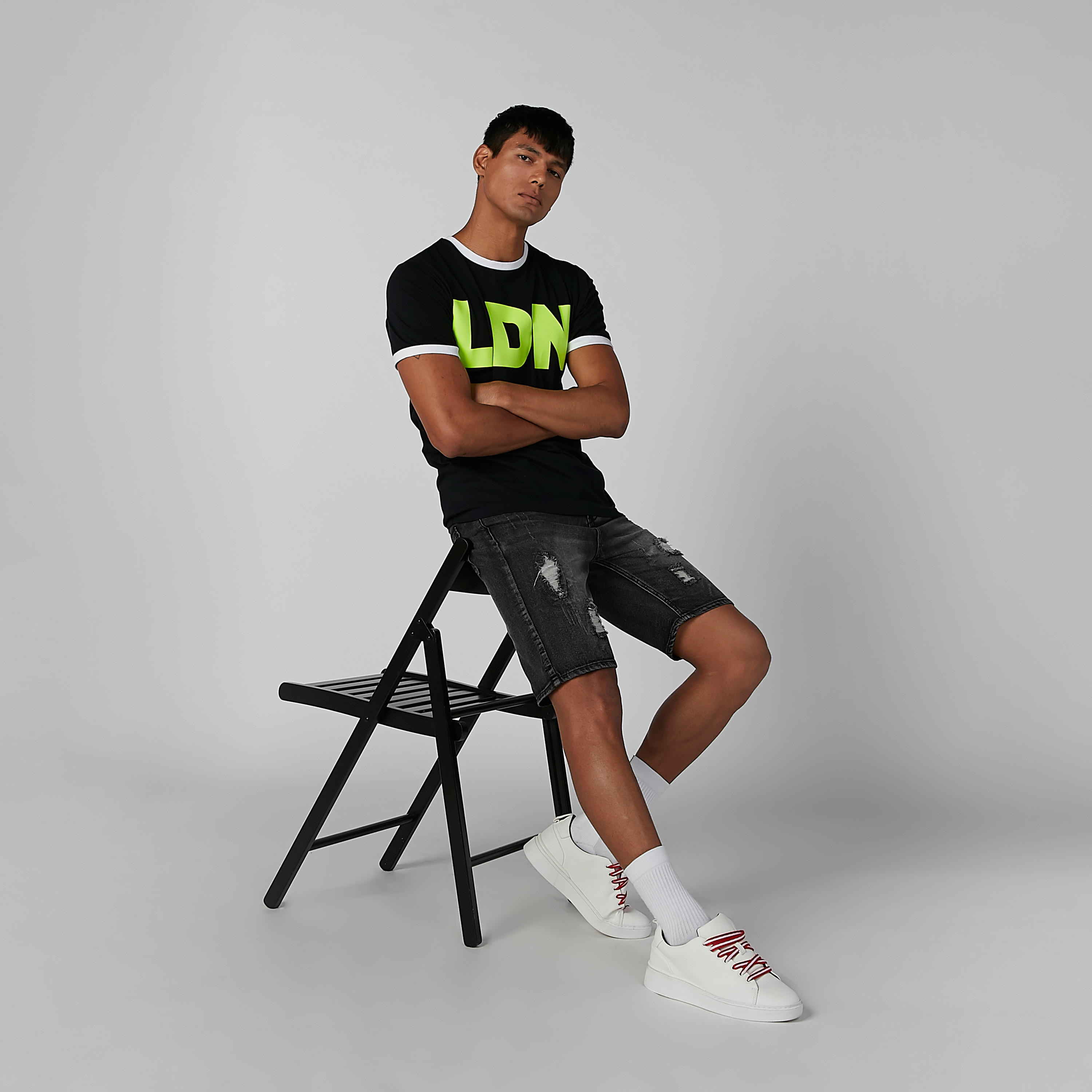 Lee Cooper Printed T-shirt with Round Neck and Short Sleeves-men-clothing-tshirtsandpolos-tshirts-image-2