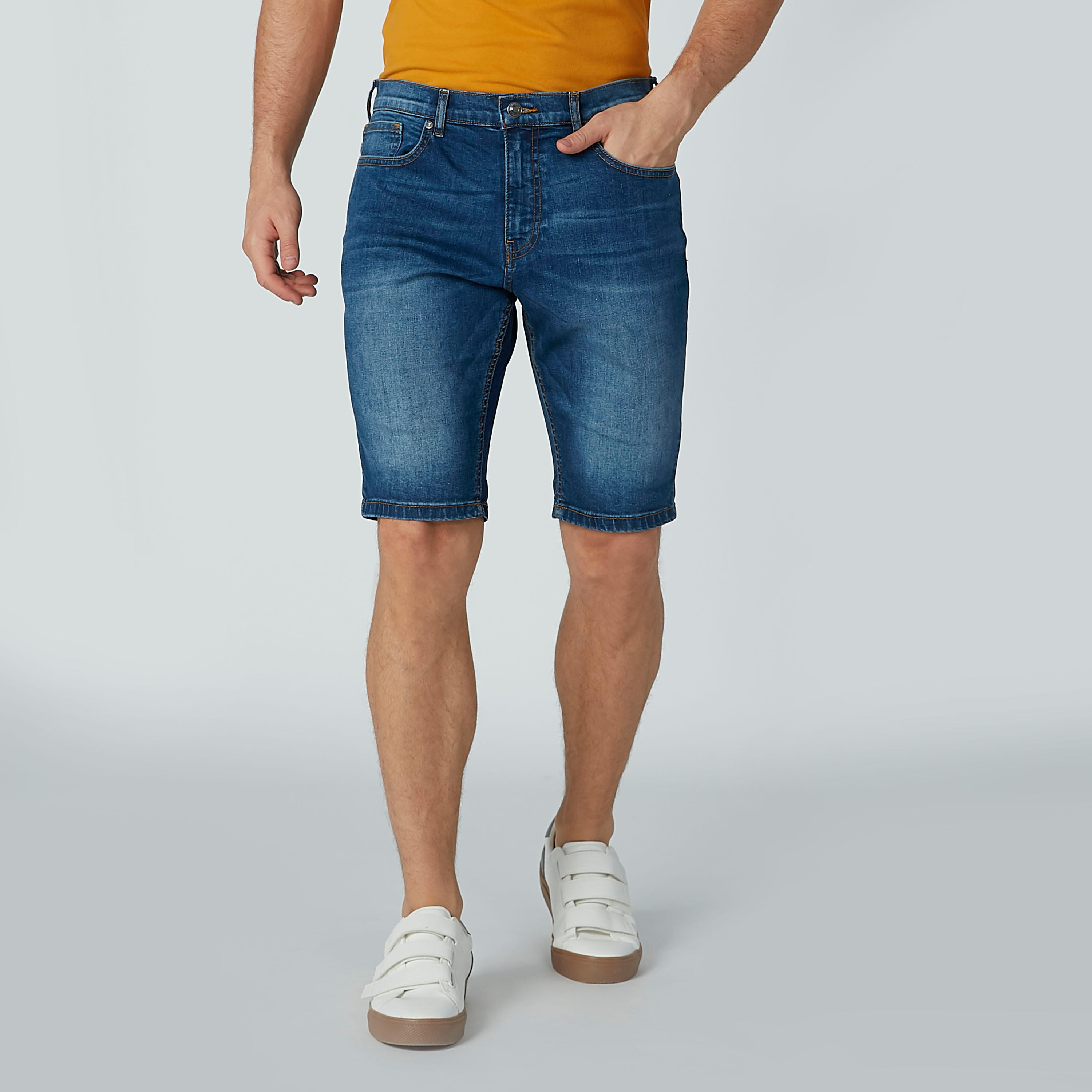 شورت دينم بسحّاب إغلاق وجيوب من لي كوبر-men-clothing-bottoms-jeans-image-1