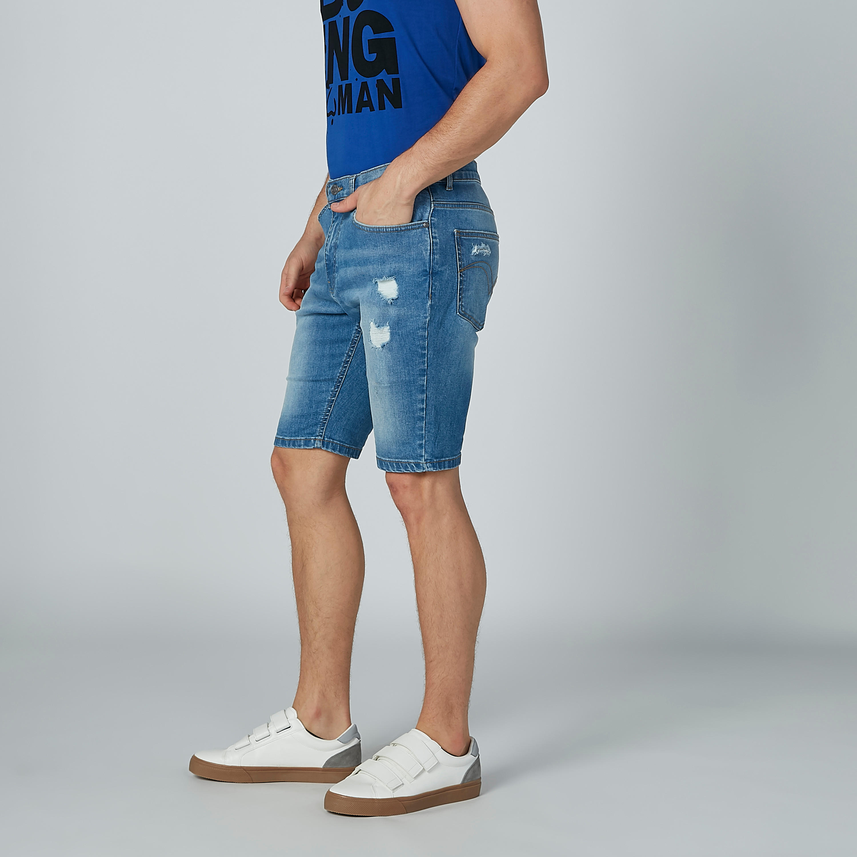 شورت ممزّق بجيوب من لي كوبر-men-clothing-bottoms-shorts-image-4
