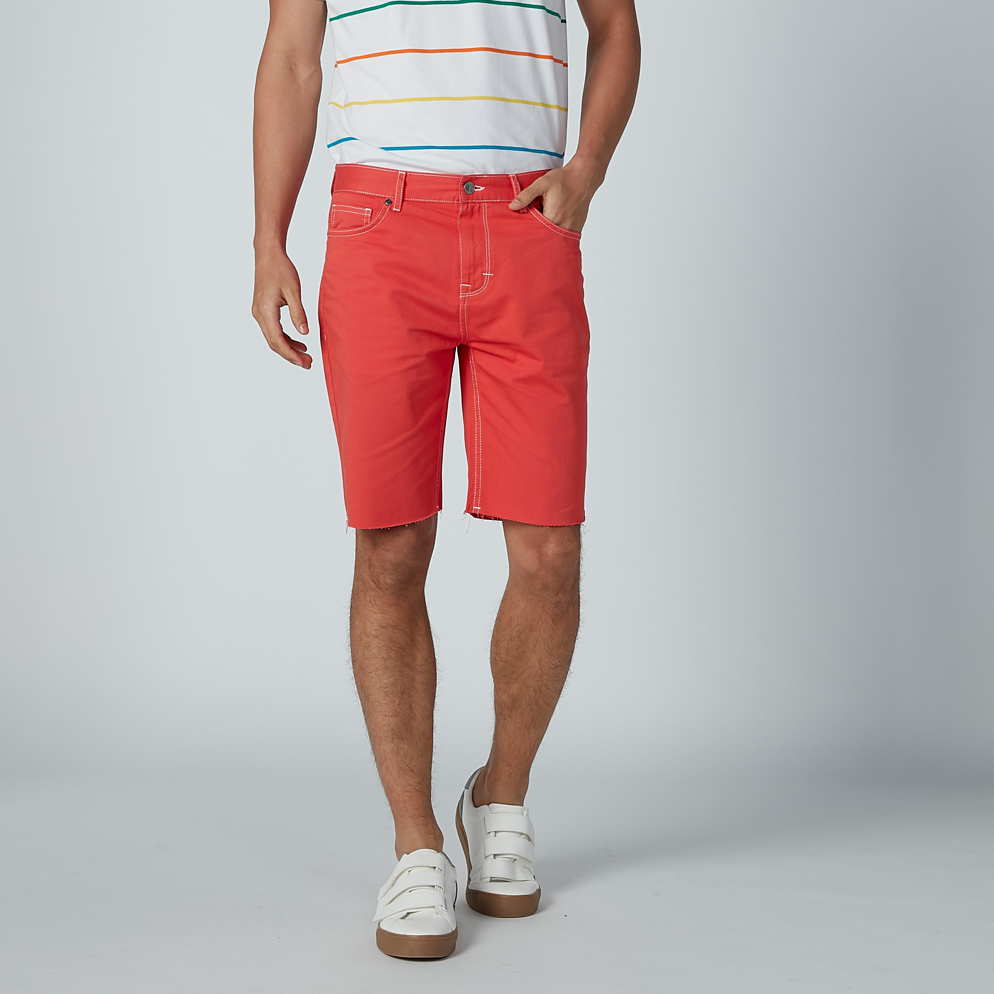 Lee Cooper Solid Shorts with Pocket Detail-men-clothing-bottoms-shorts-image-3