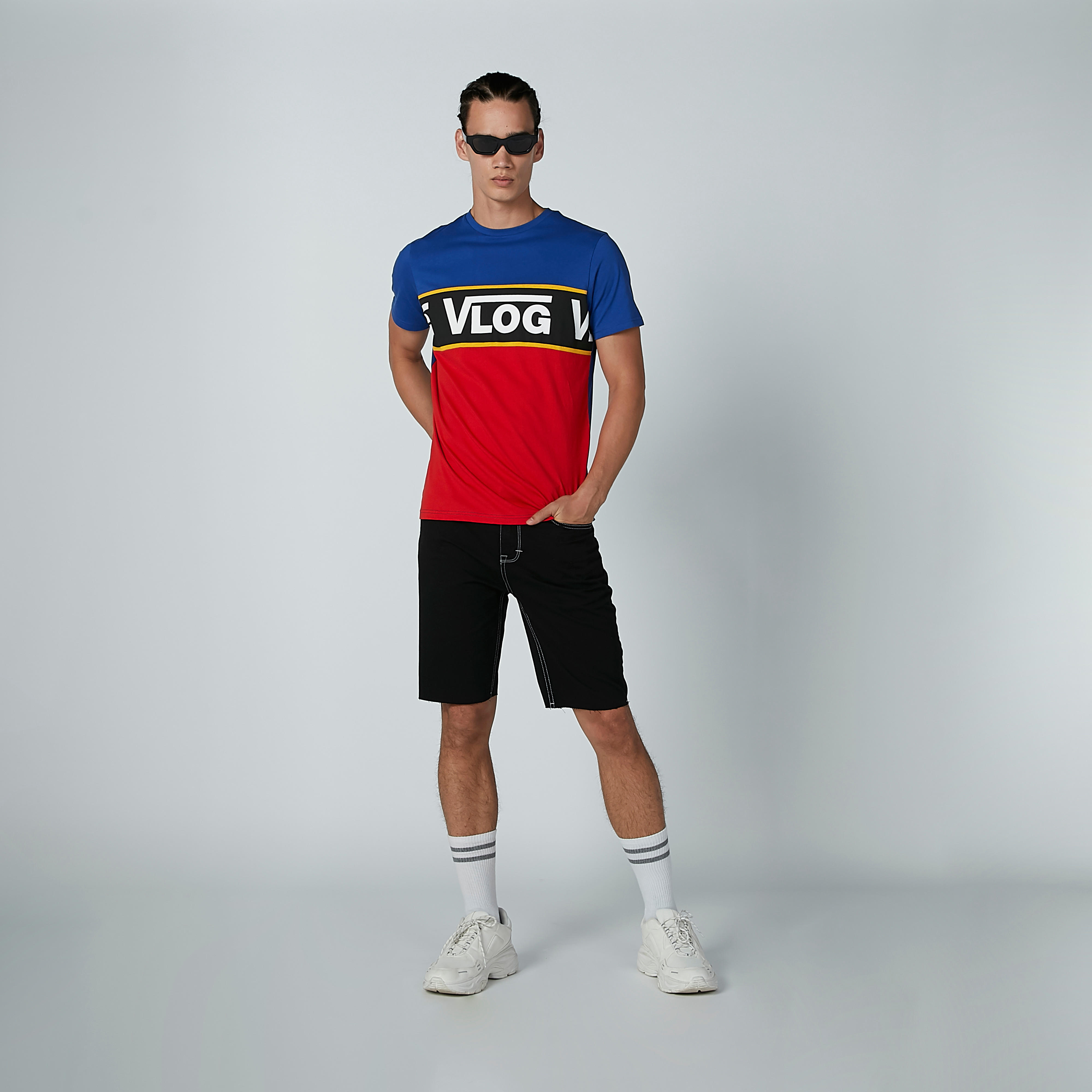 Lee Cooper Stitch Detail Shorts with Pockets-men-clothing-bottoms-shorts-image-2