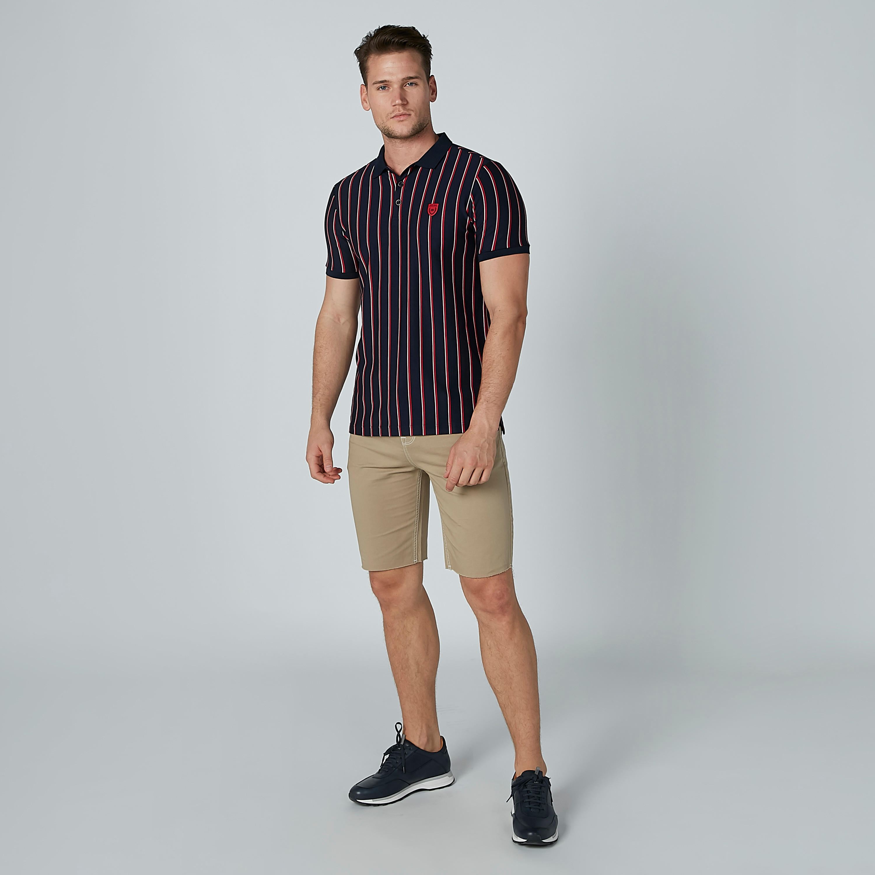 شورت سادة بجيوب من لي كوبر-men-clothing-bottoms-shorts-image-4