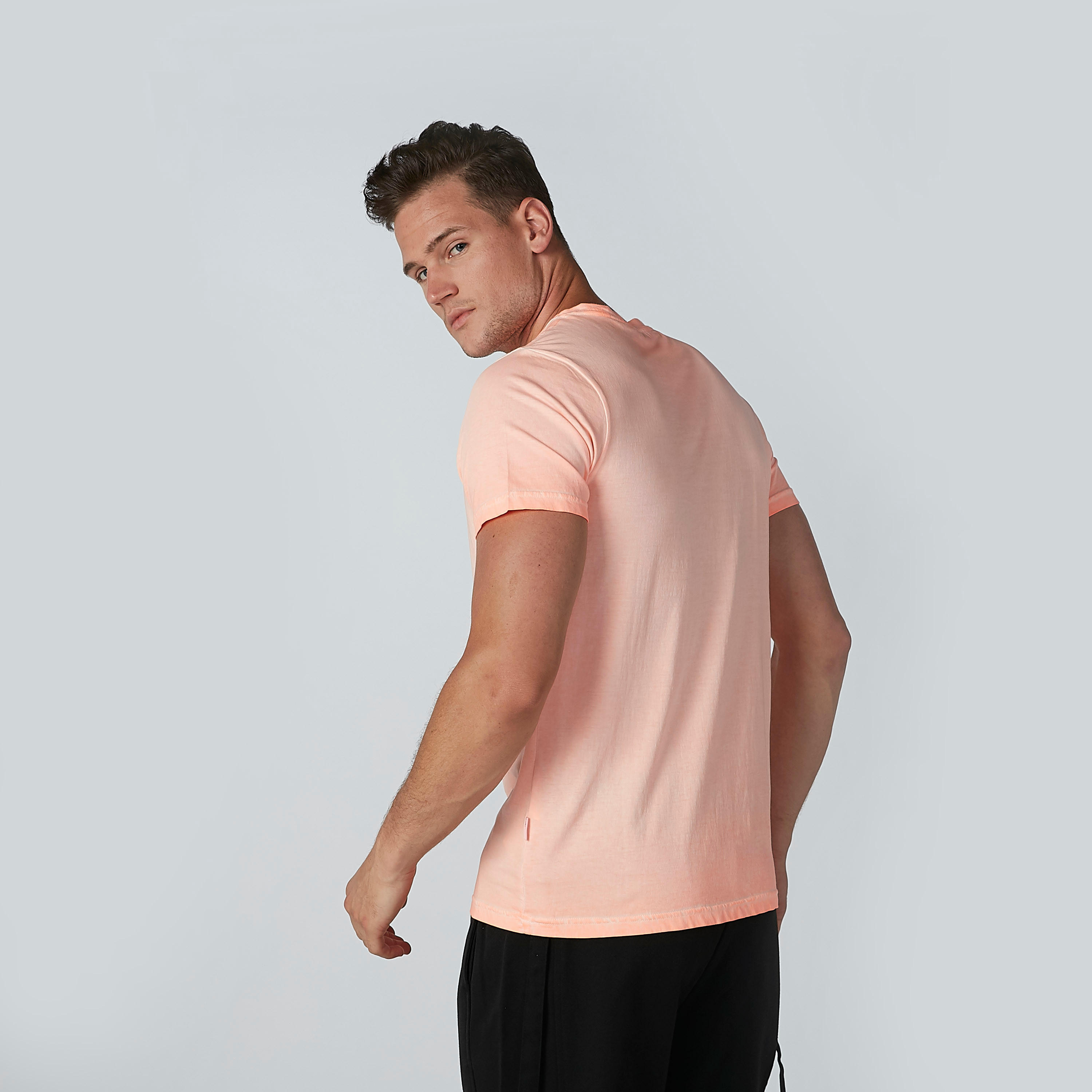 Lee Cooper Printed T-shirt with Round Neck and Short Sleeves-men-clothing-tshirtsandpolos-tshirts-image-4