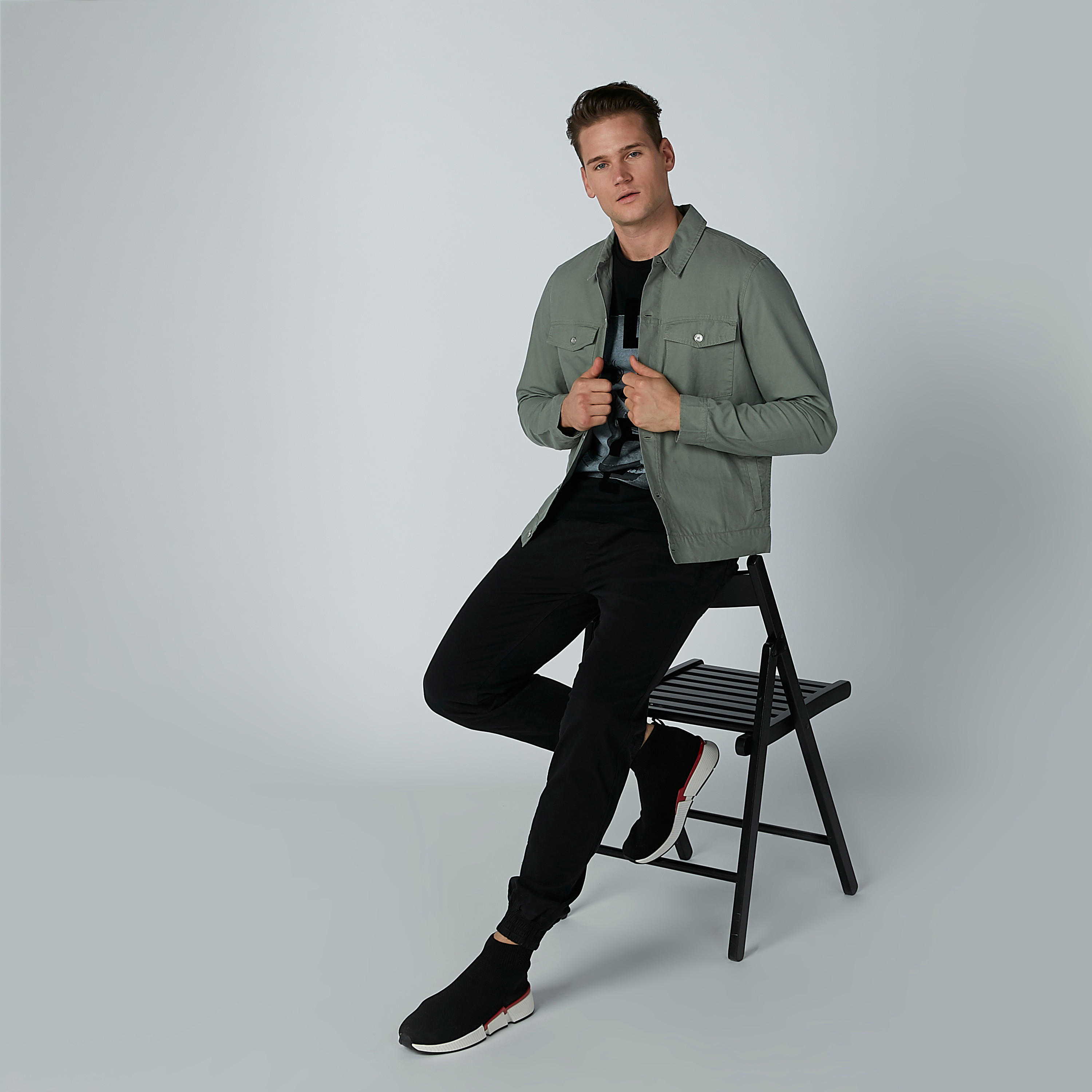 Lee Cooper Printed T-shirt with Round Neck and Short Sleeves-men-clothing-tshirtsandpolos-tshirts-image-2