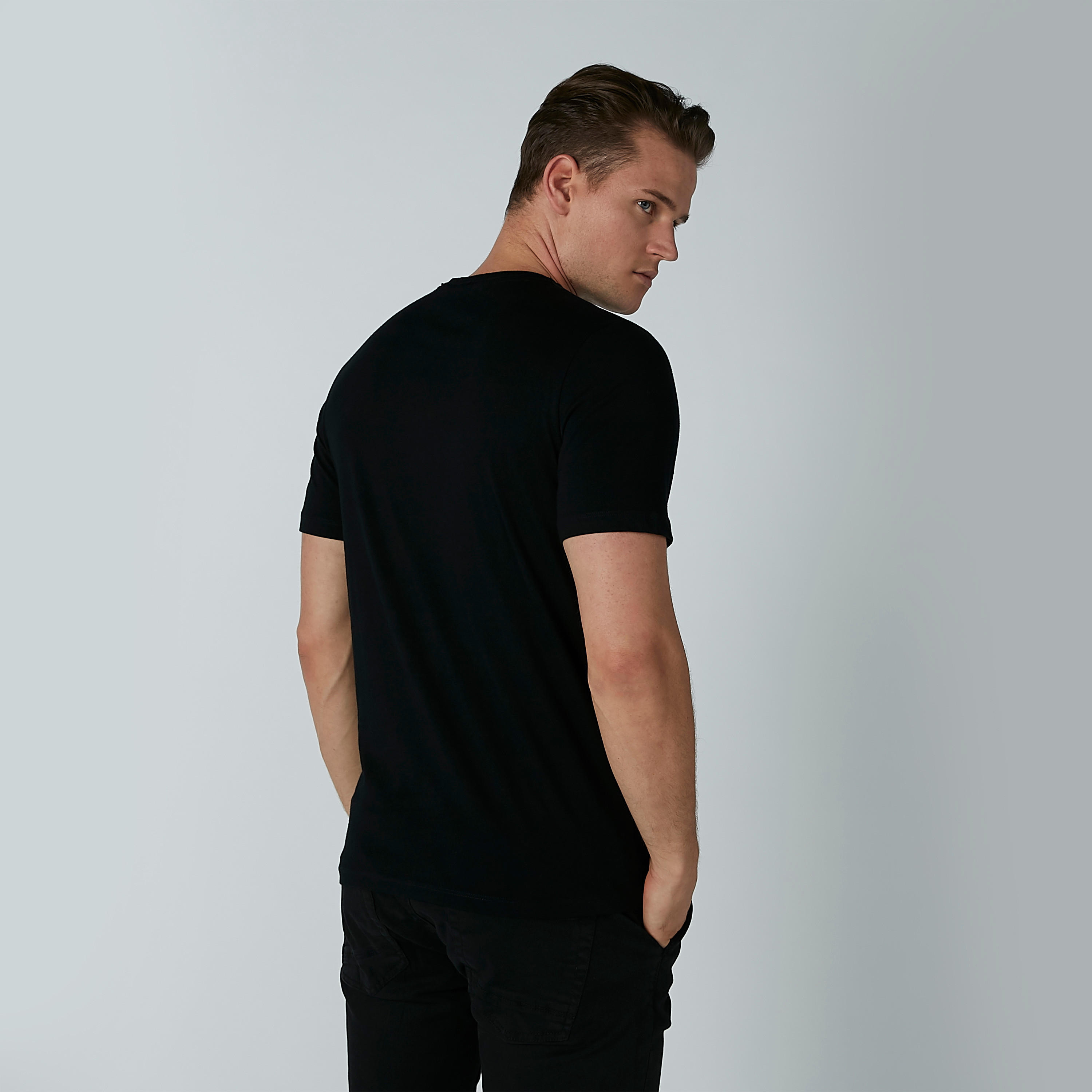 Lee Cooper Printed T-shirt with Round Neck and Short Sleeves-men-clothing-tshirtsandpolos-tshirts-image-4