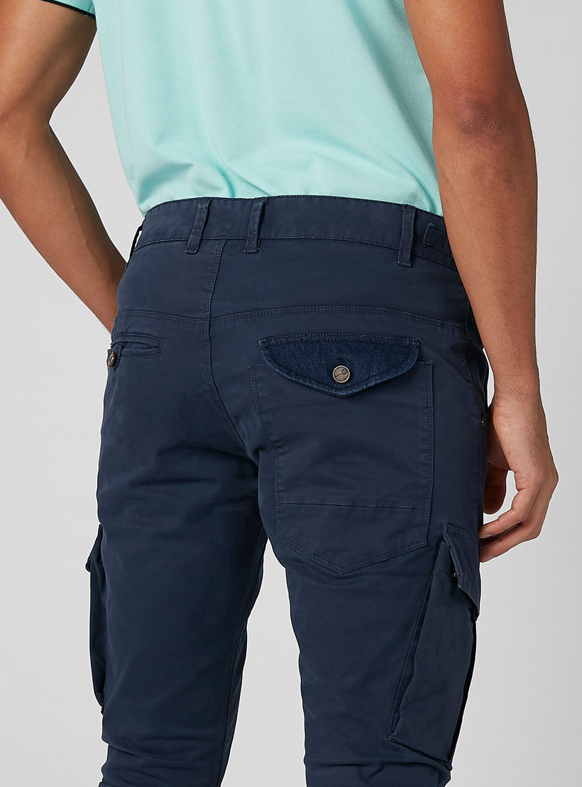 بنطلون رياضي مستدام سادة طويل بجيوب من لي كوبر-men-clothing-bottoms-trousersandchinos-trousers-image-6