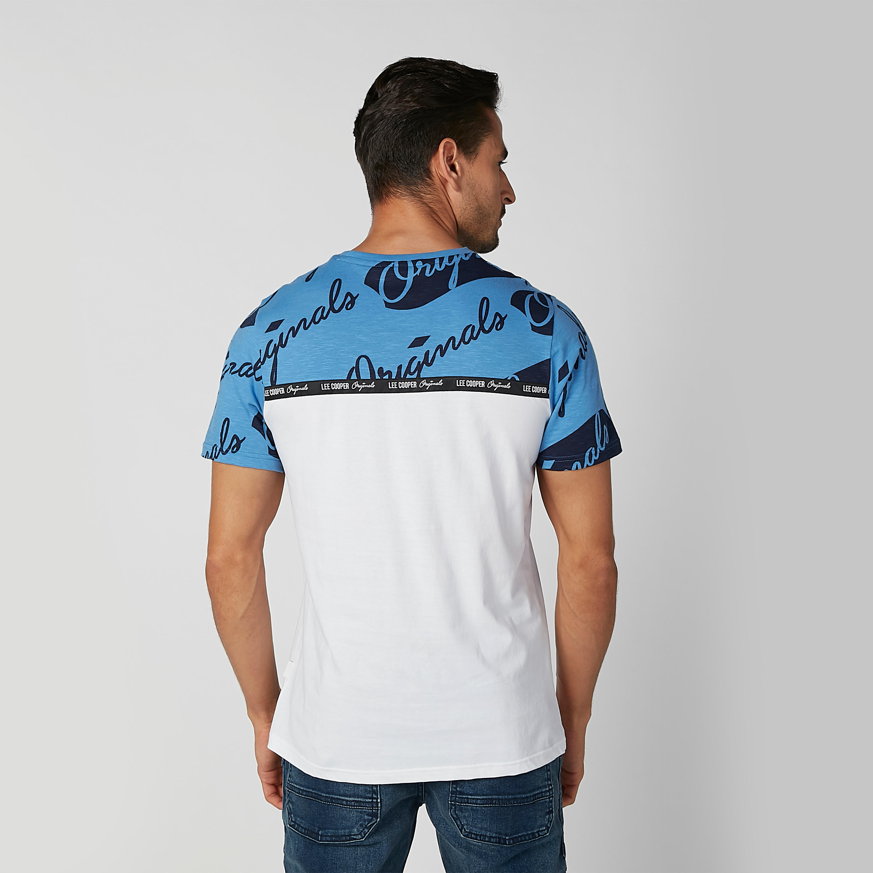 تيشيرت مستدام بياقة ضيّقة وأكمام قصيرة وطبعات -men-clothing-tshirtsandpolos-tshirts-image-4