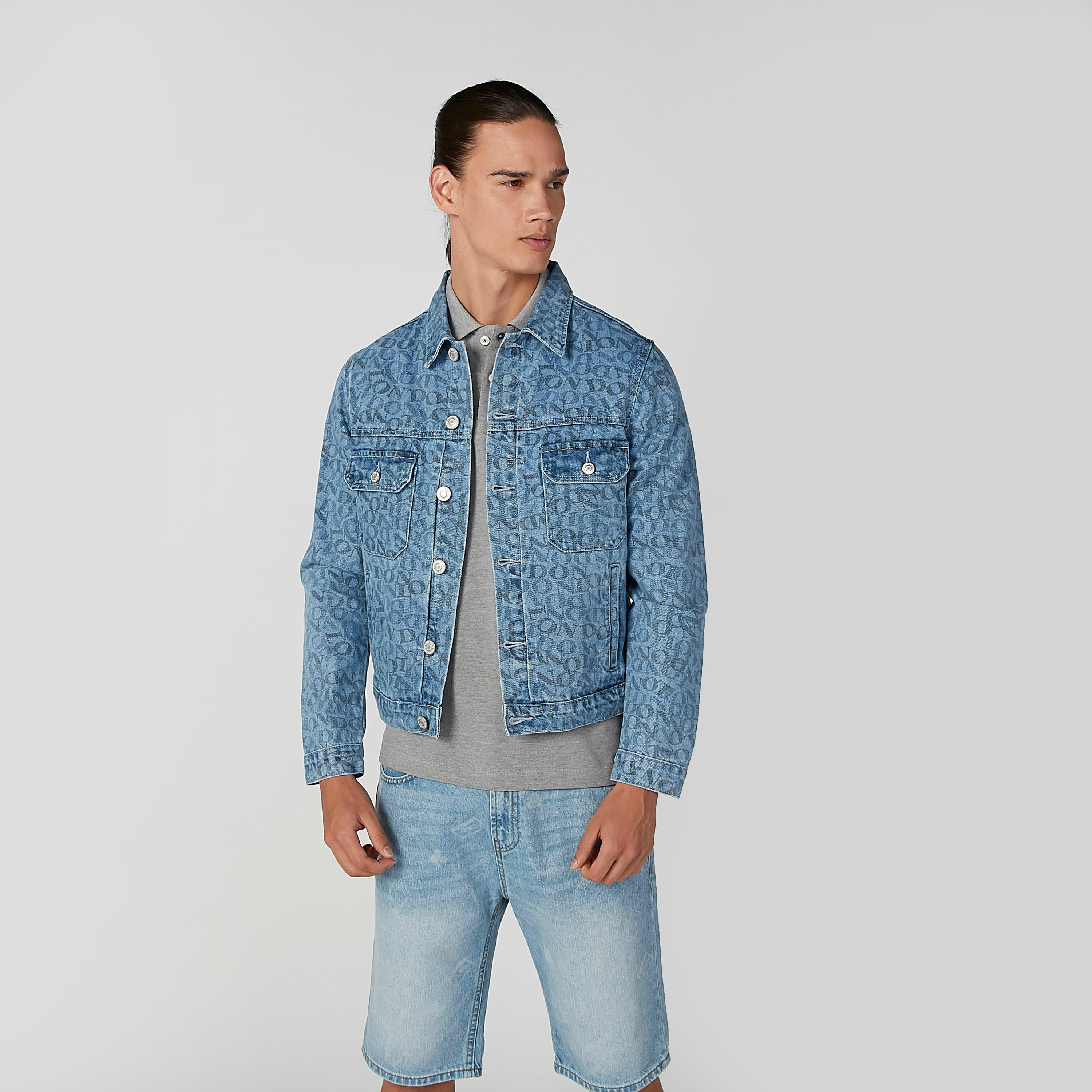 جاكيت دينم بأكمام طويلة وطبعات من لي كوبر-men-clothing-jacketsandblazers-jackets-image-6
