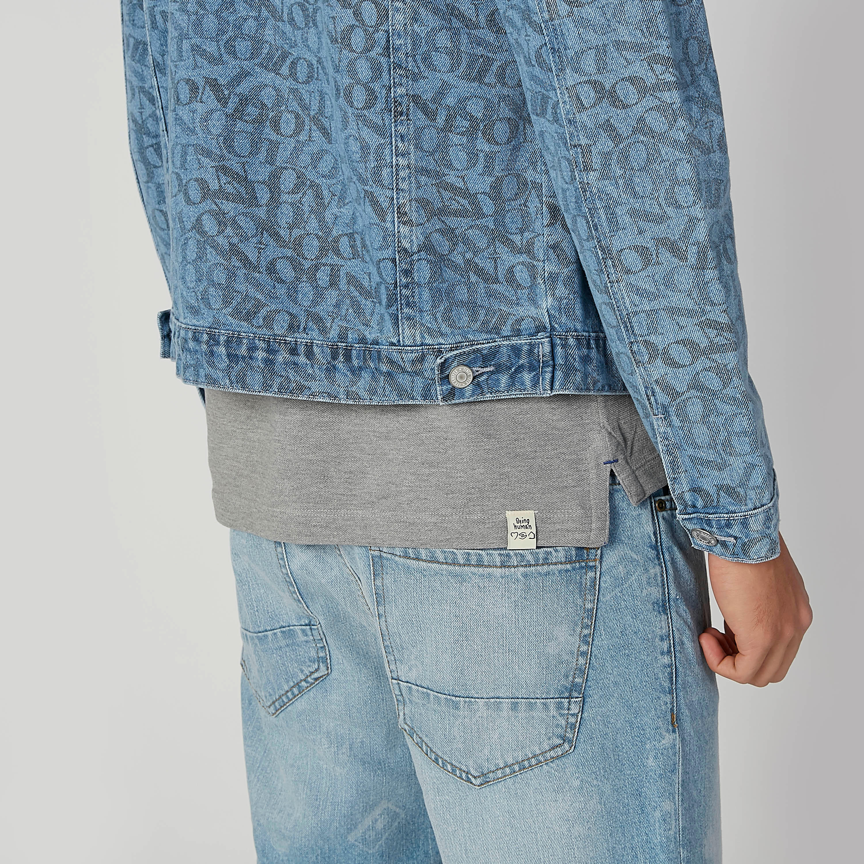 جاكيت دينم بأكمام طويلة وطبعات من لي كوبر-men-clothing-jacketsandblazers-jackets-image-2