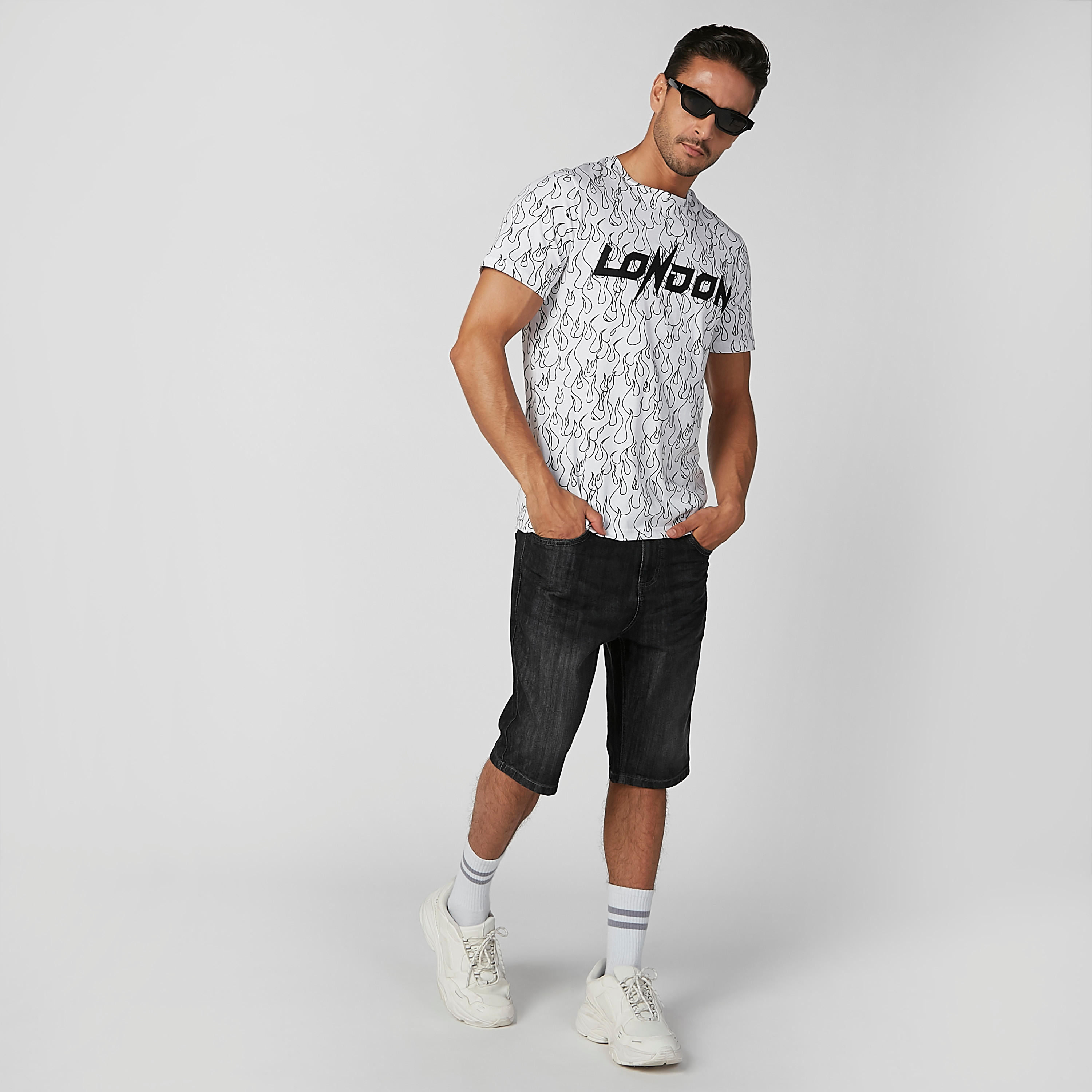 Sustainable Printed T-shirt with Crew Neck and Short Sleeves-men-clothing-tshirtsandpolos-tshirts-image-6