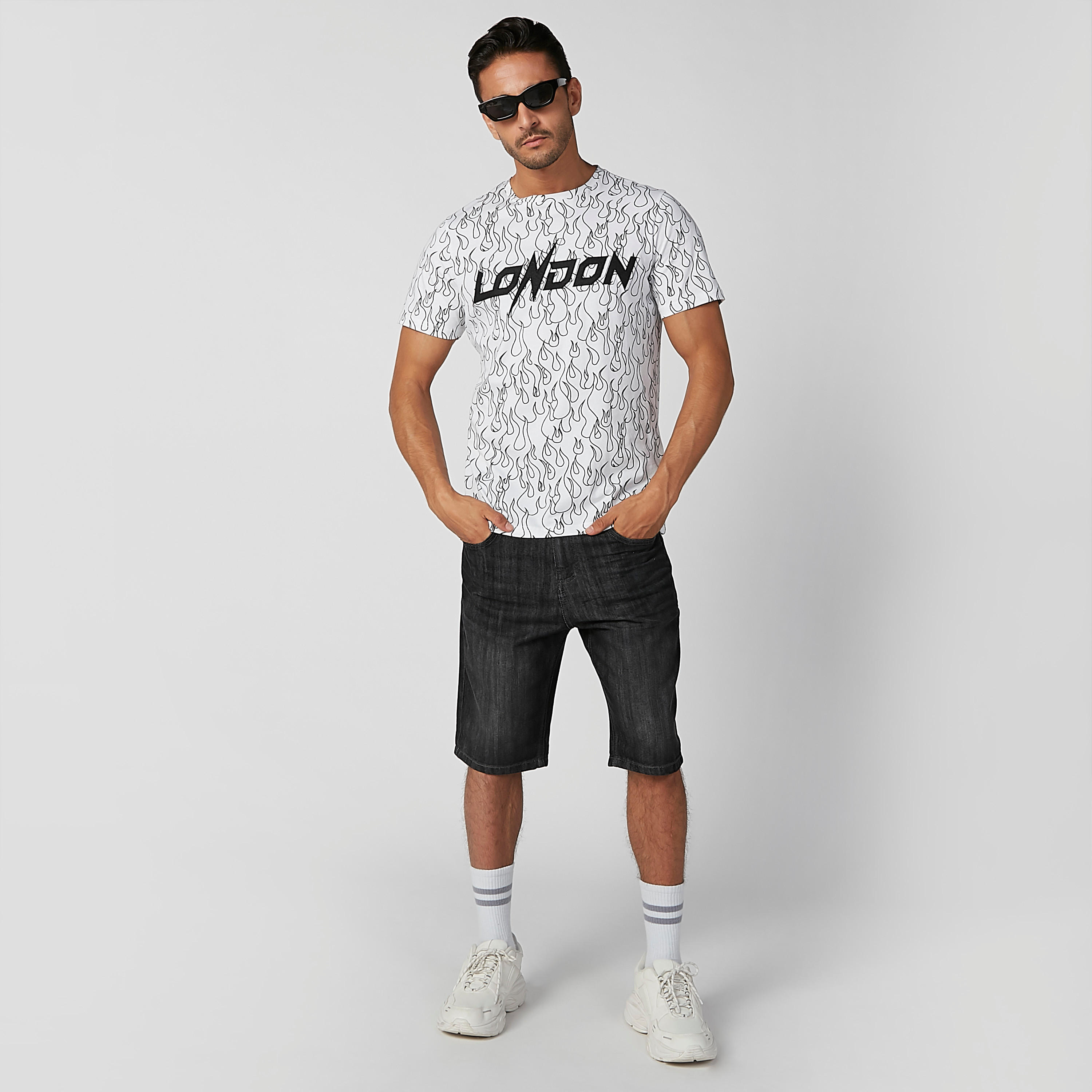 Sustainable Printed T-shirt with Crew Neck and Short Sleeves-men-clothing-tshirtsandpolos-tshirts-image-9