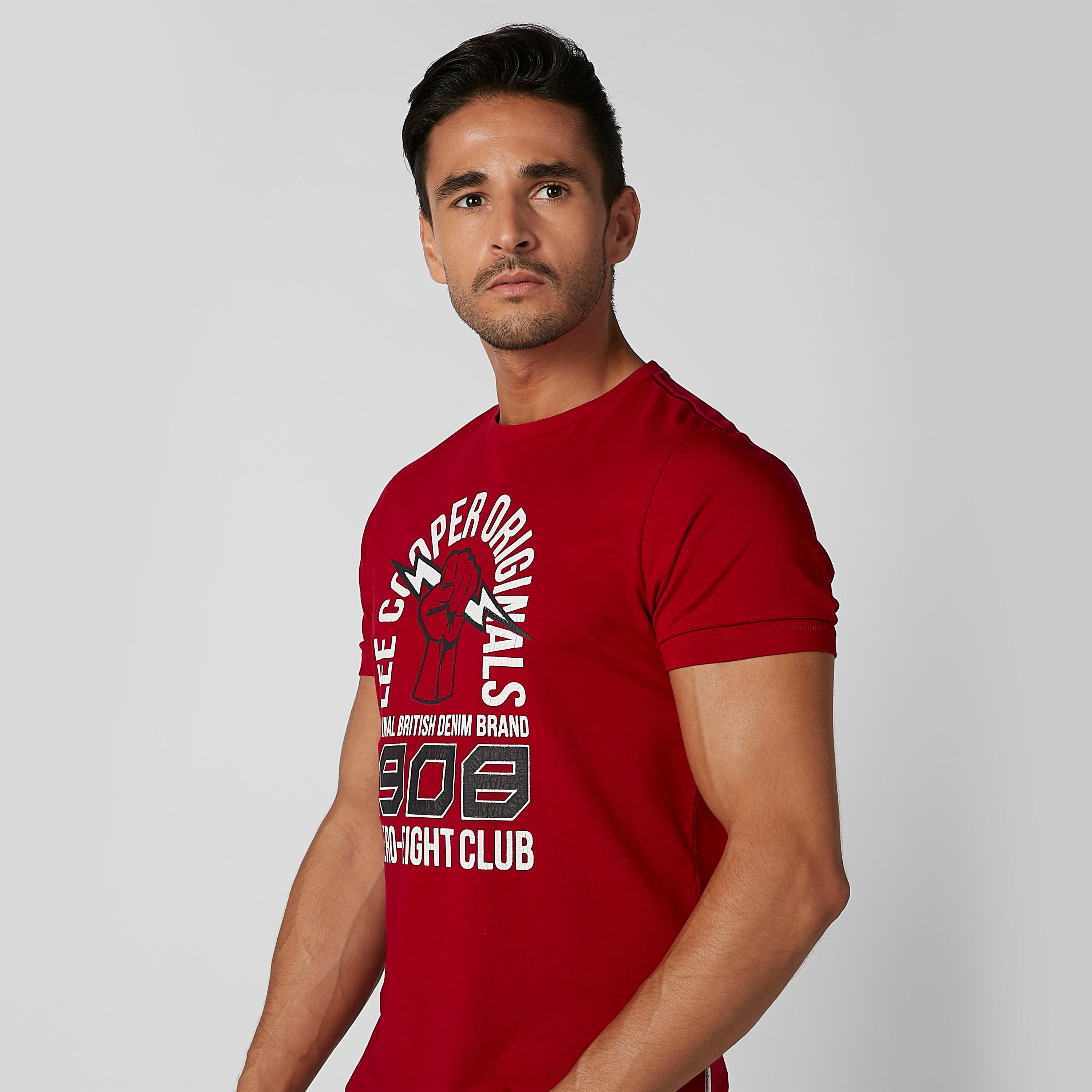 تيشيرت مستدام بياقة ضيّقة وأكمام قصيرة وطبعات -men-clothing-tshirtsandpolos-tshirts-image-3
