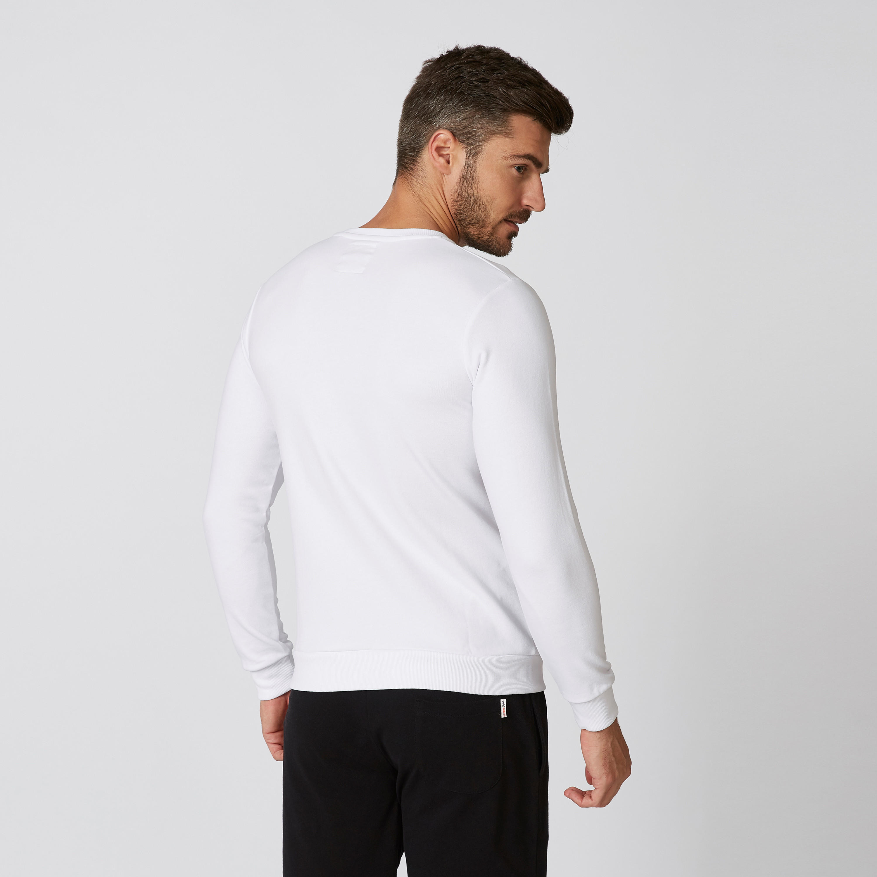 Sustainable Lee Cooper Printed Sweatshirt with Long Sleeves-men-winterwear-hoodiesandsweatshirts-image-3