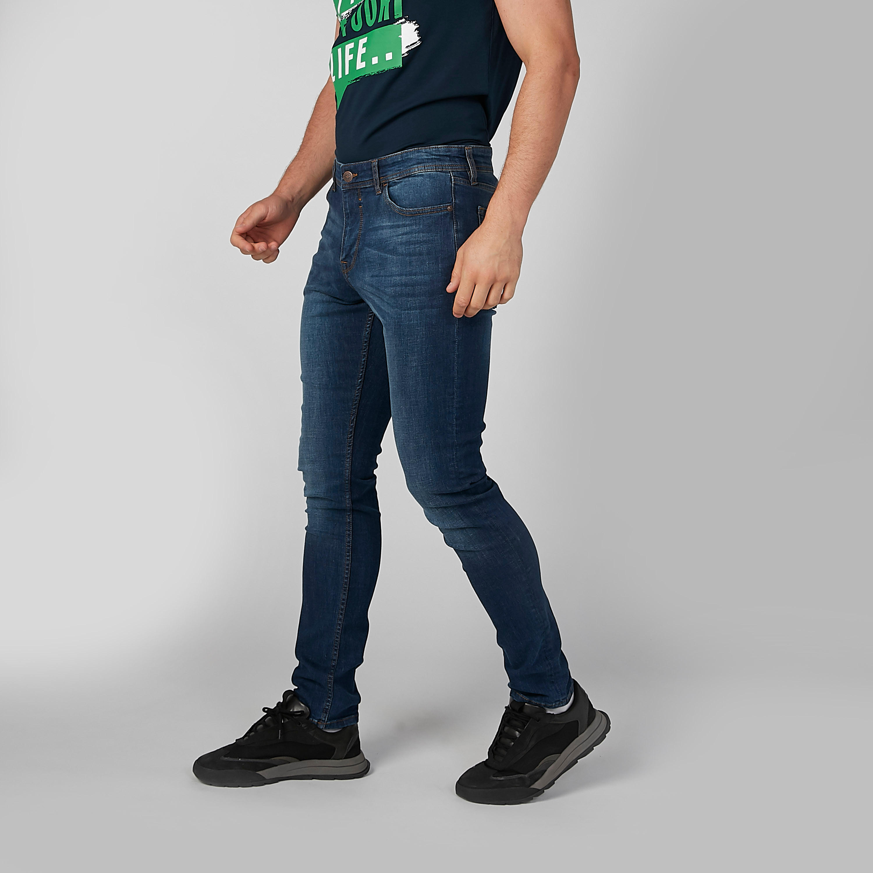 بنطال جينز طويل بجيوب وحلقات للحزام من لي كوبر-men-clothing-bottoms-jeans-image-5