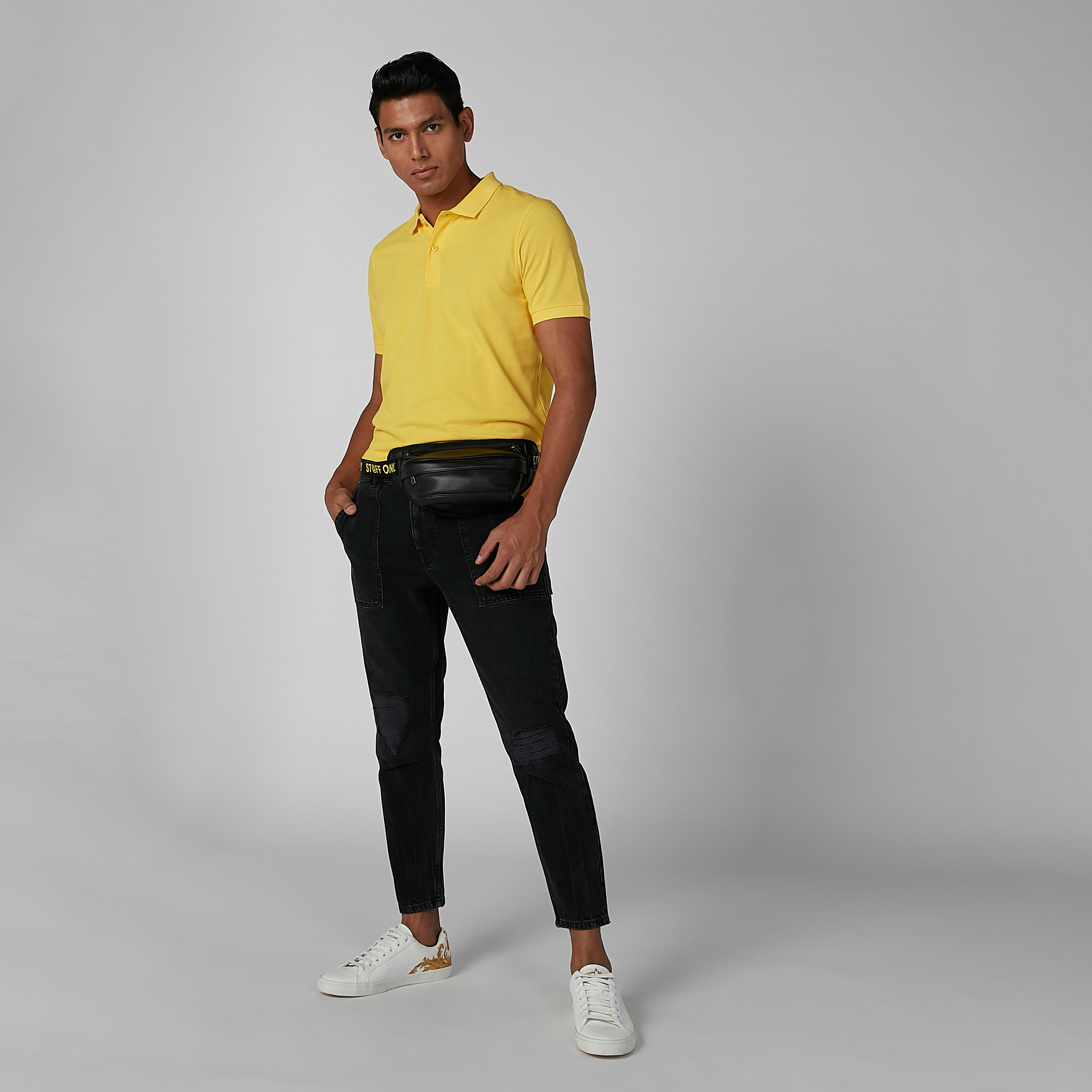 بنطلون جينز مستدام ممزق بخصر متوسط -men-clothing-bottoms-jeans-image-2