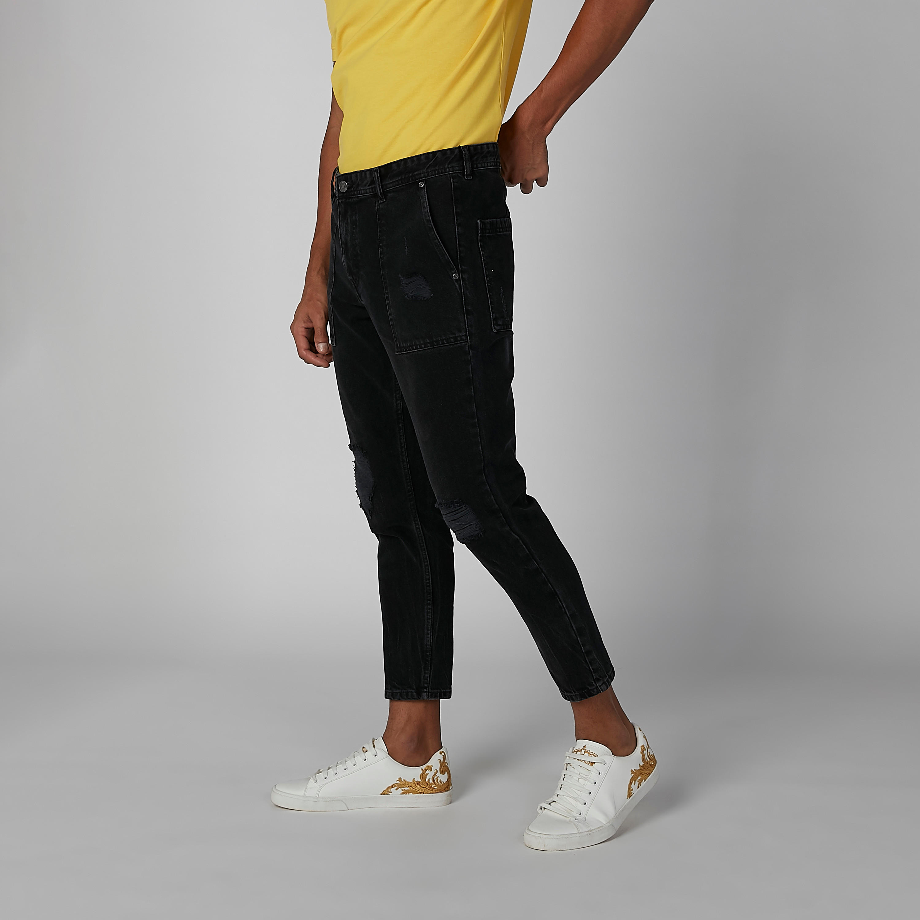 بنطلون جينز مستدام ممزق بخصر متوسط -men-clothing-bottoms-jeans-image-3
