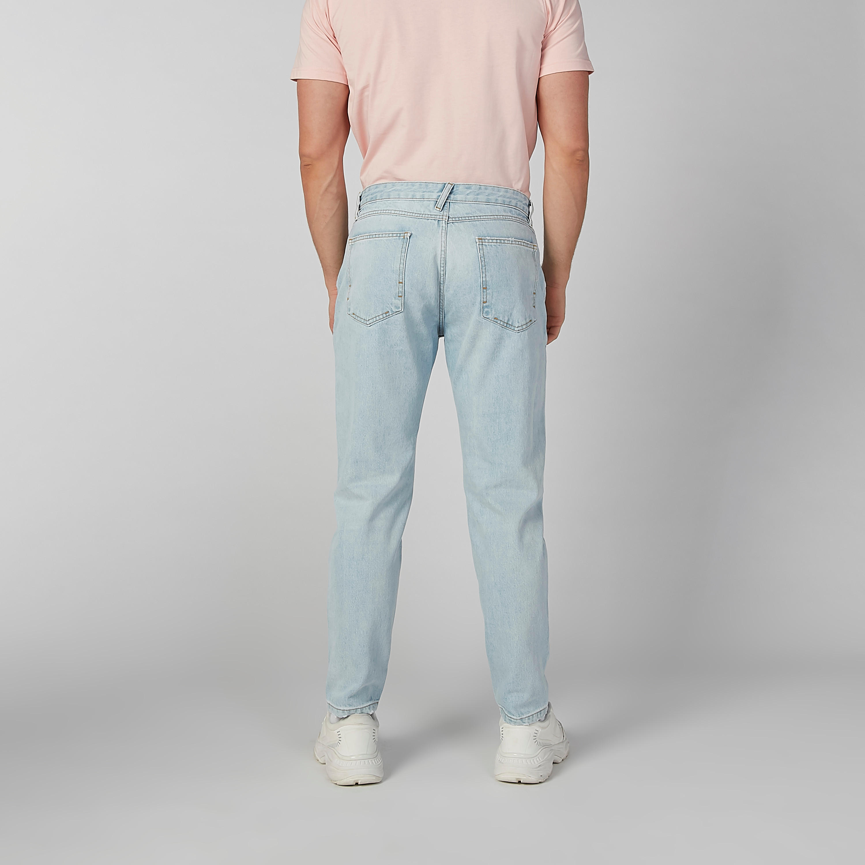 بنطلون جينز مستدام ممزّق بقصّة مستقيمة وخصر متوسط الارتفاع وجيوب-men-clothing-bottoms-jeans-image-4