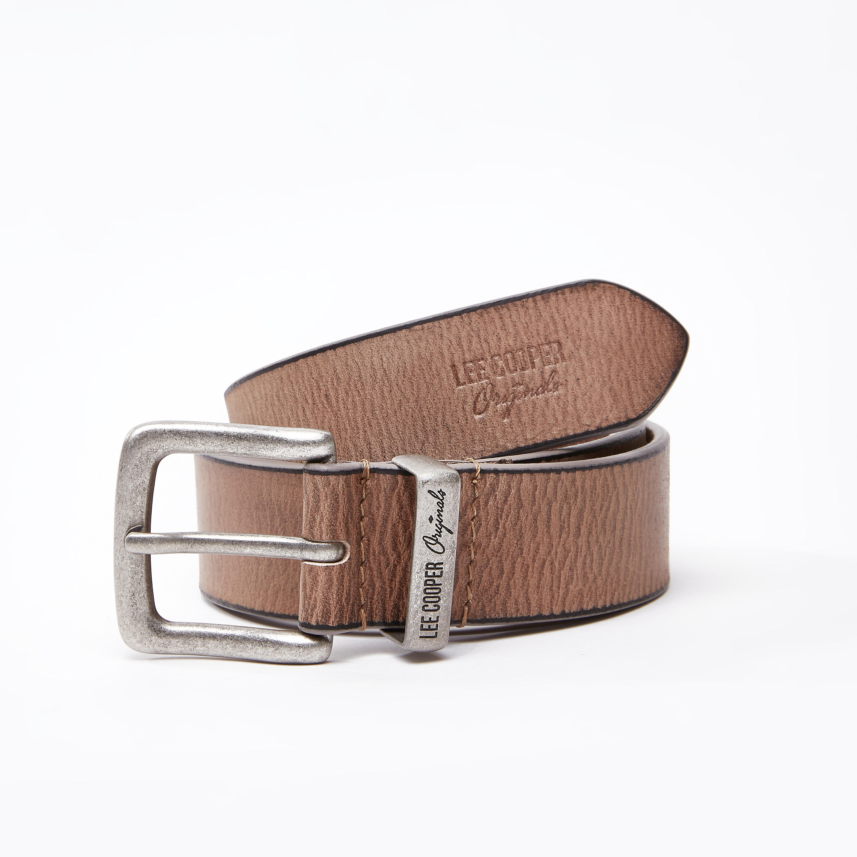 Textured Belt with Pin Buckle-men-beltsandwallets-belts-image-1