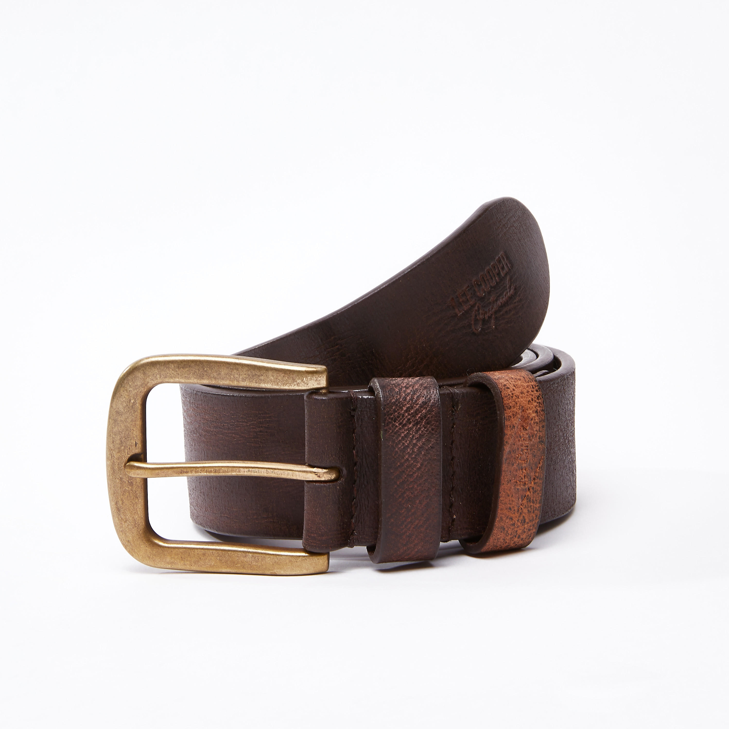 حزام بارز الملمس بإبزيم إغلاق بدبوس-men-beltsandwallets-belts-image-3